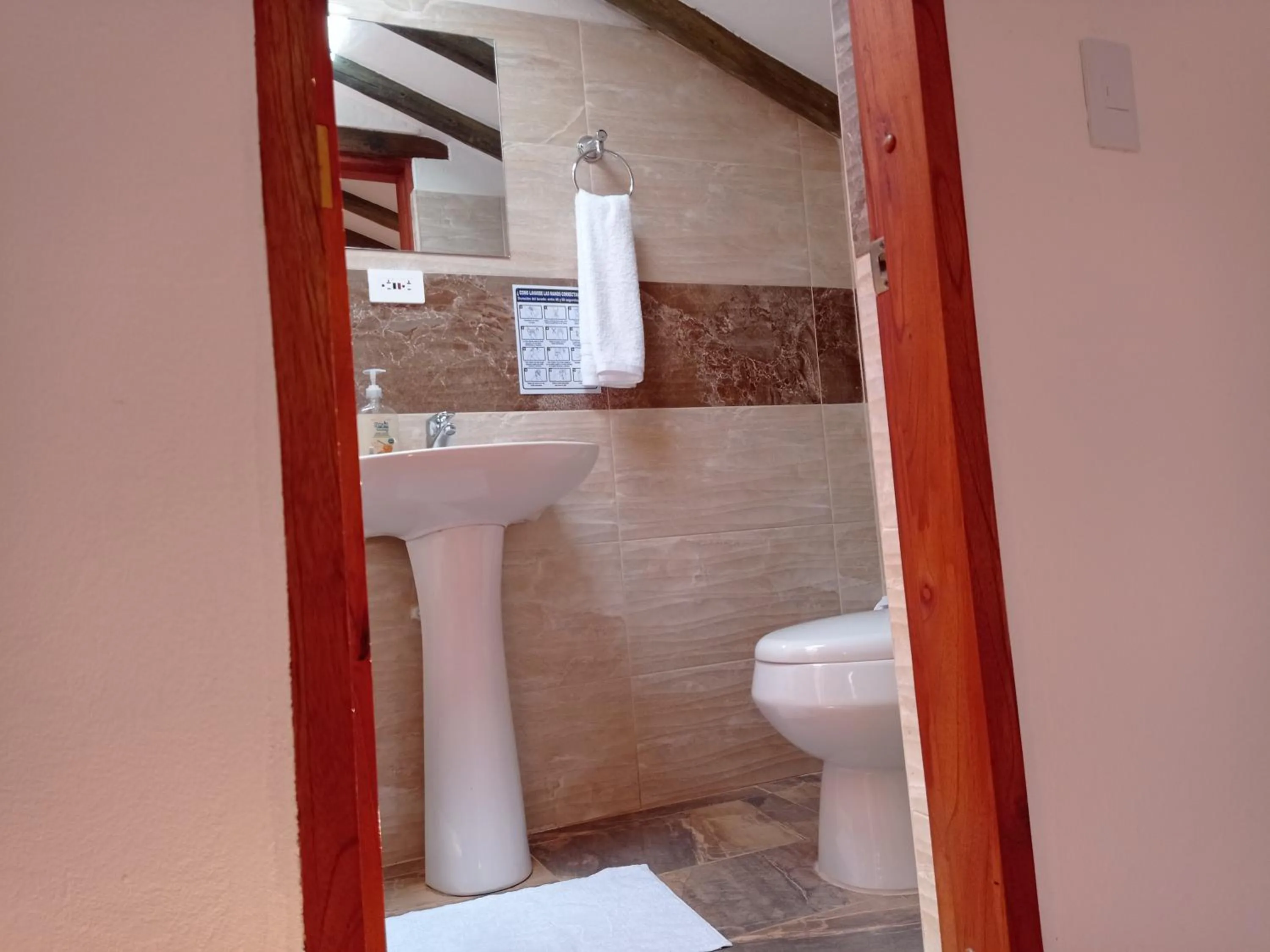 Bathroom in Casa Hotel La Villa del Rosario