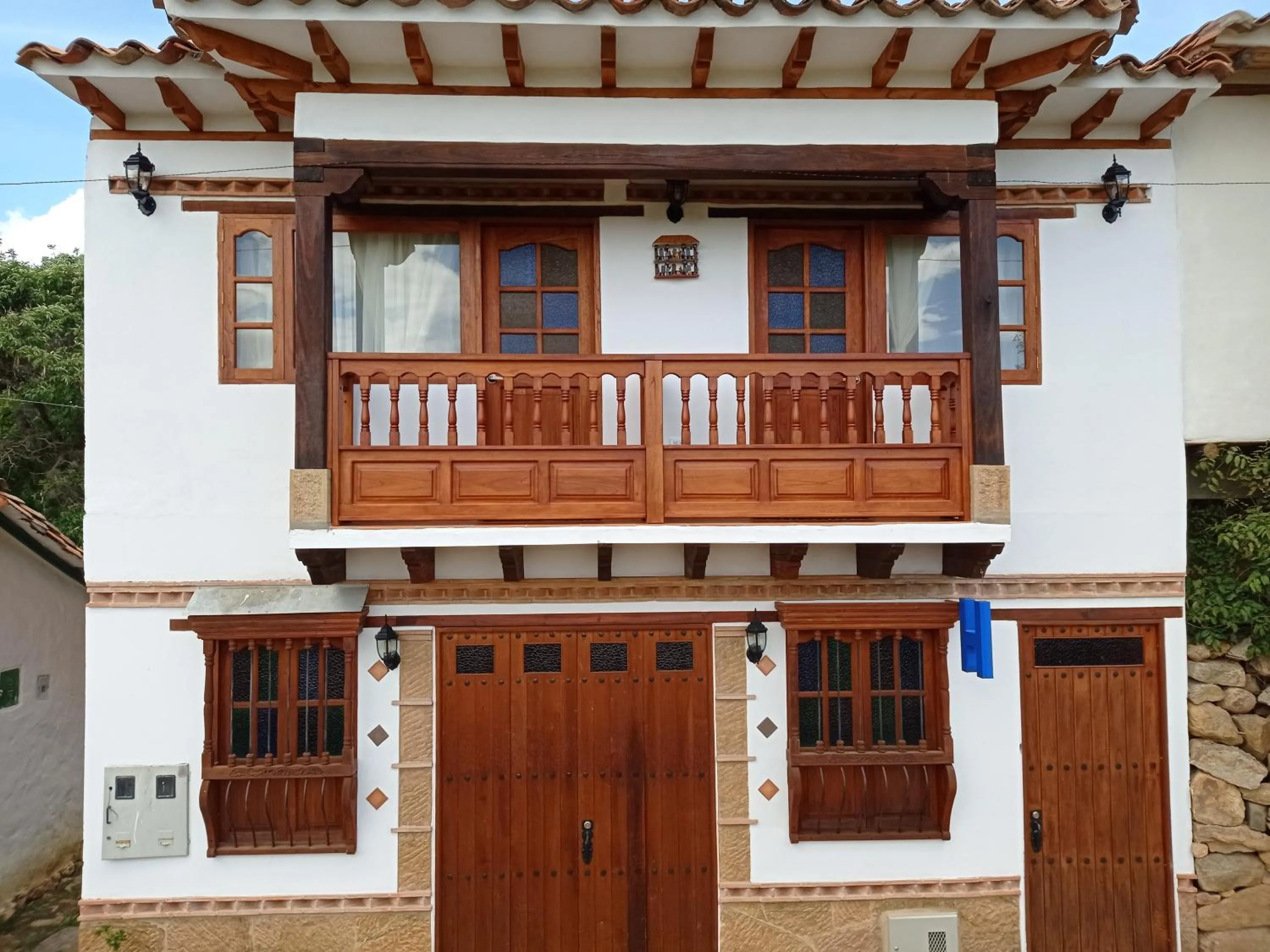 Facade/entrance in Casa Hotel La Villa del Rosario