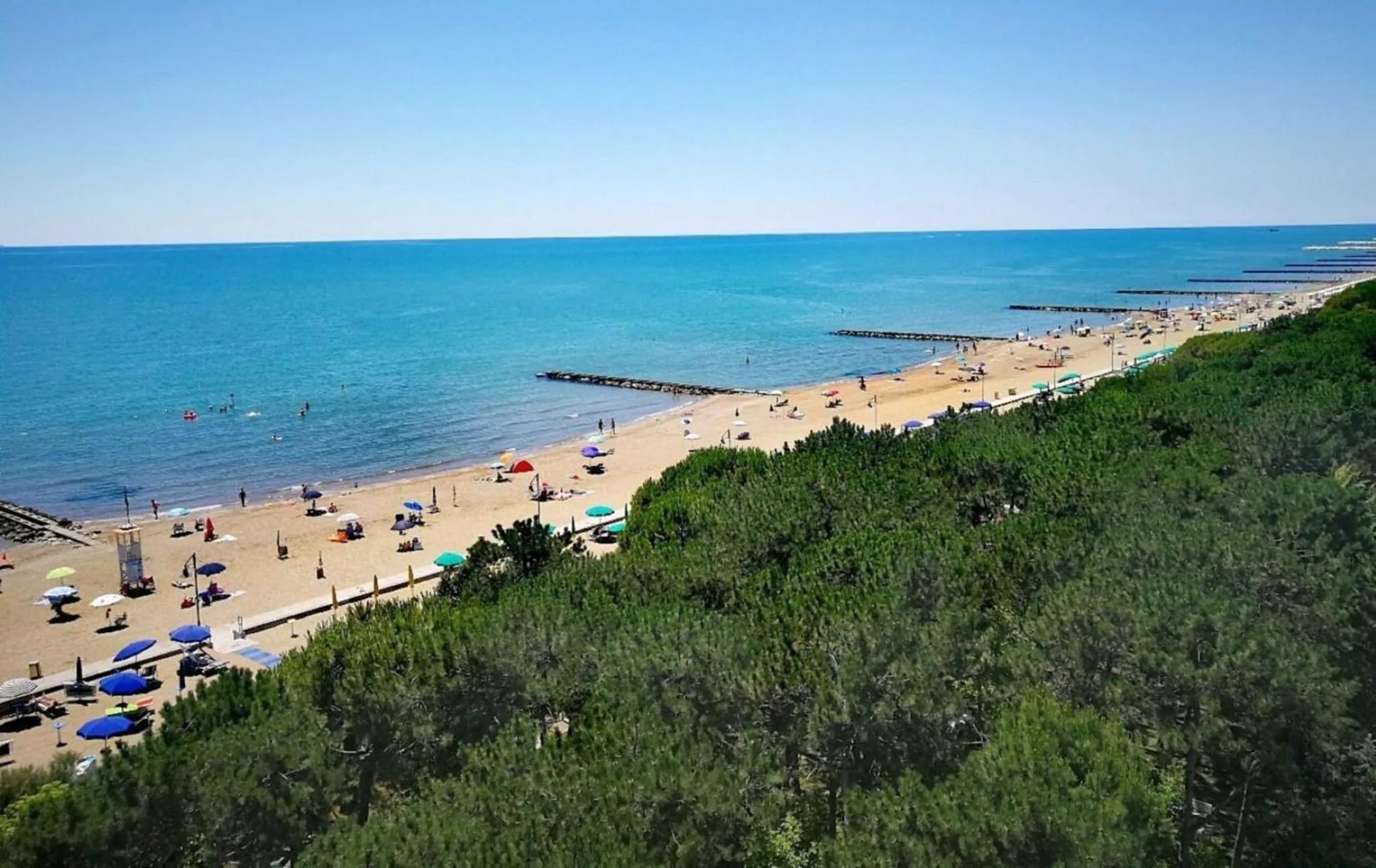 Natural landscape in Sea view apartment with shared pool