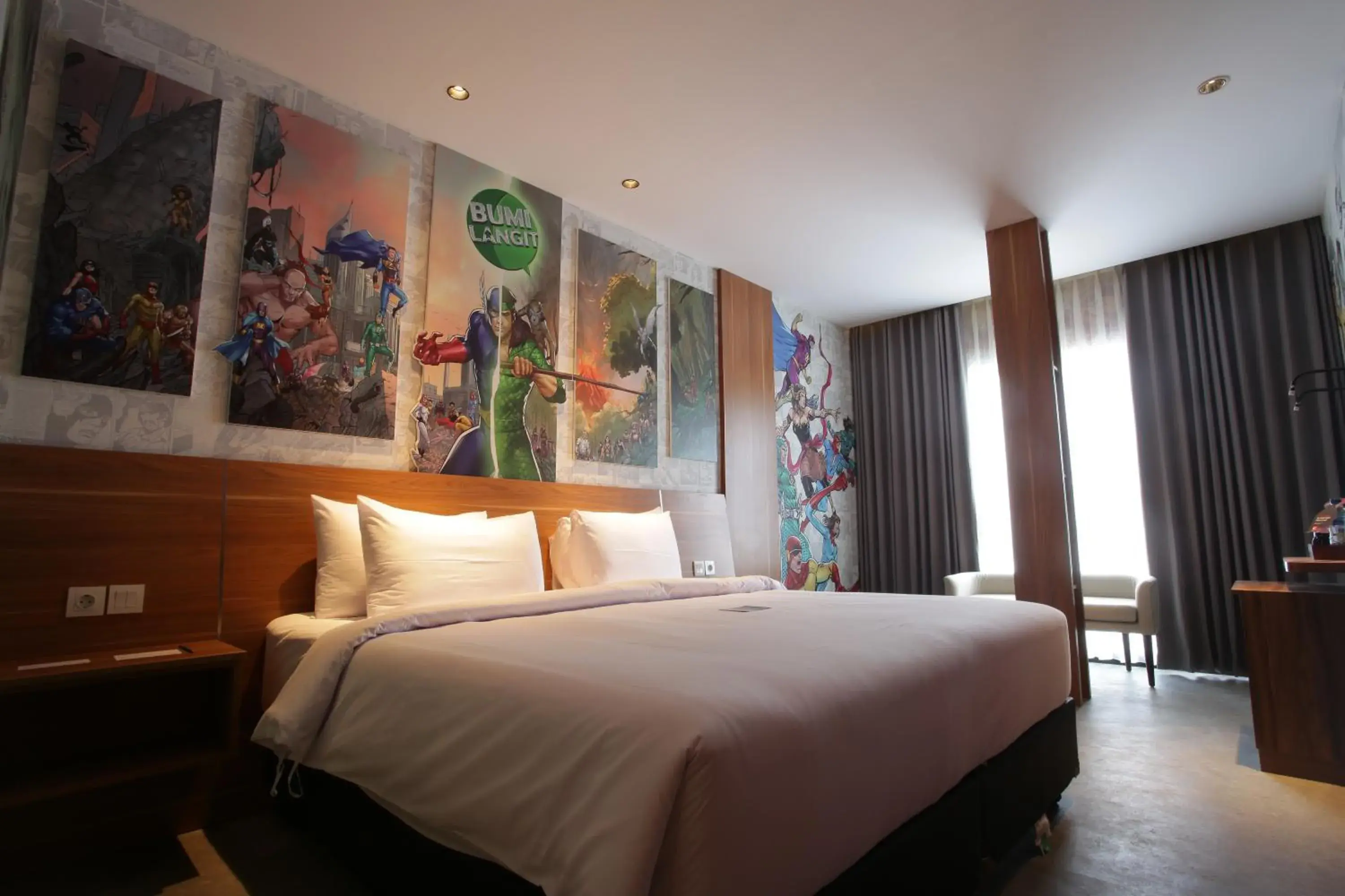 Bed in Creative Restart Hotel - CARTEL Bandung Bed in Creative Restart Hotel - CARTEL Bandung