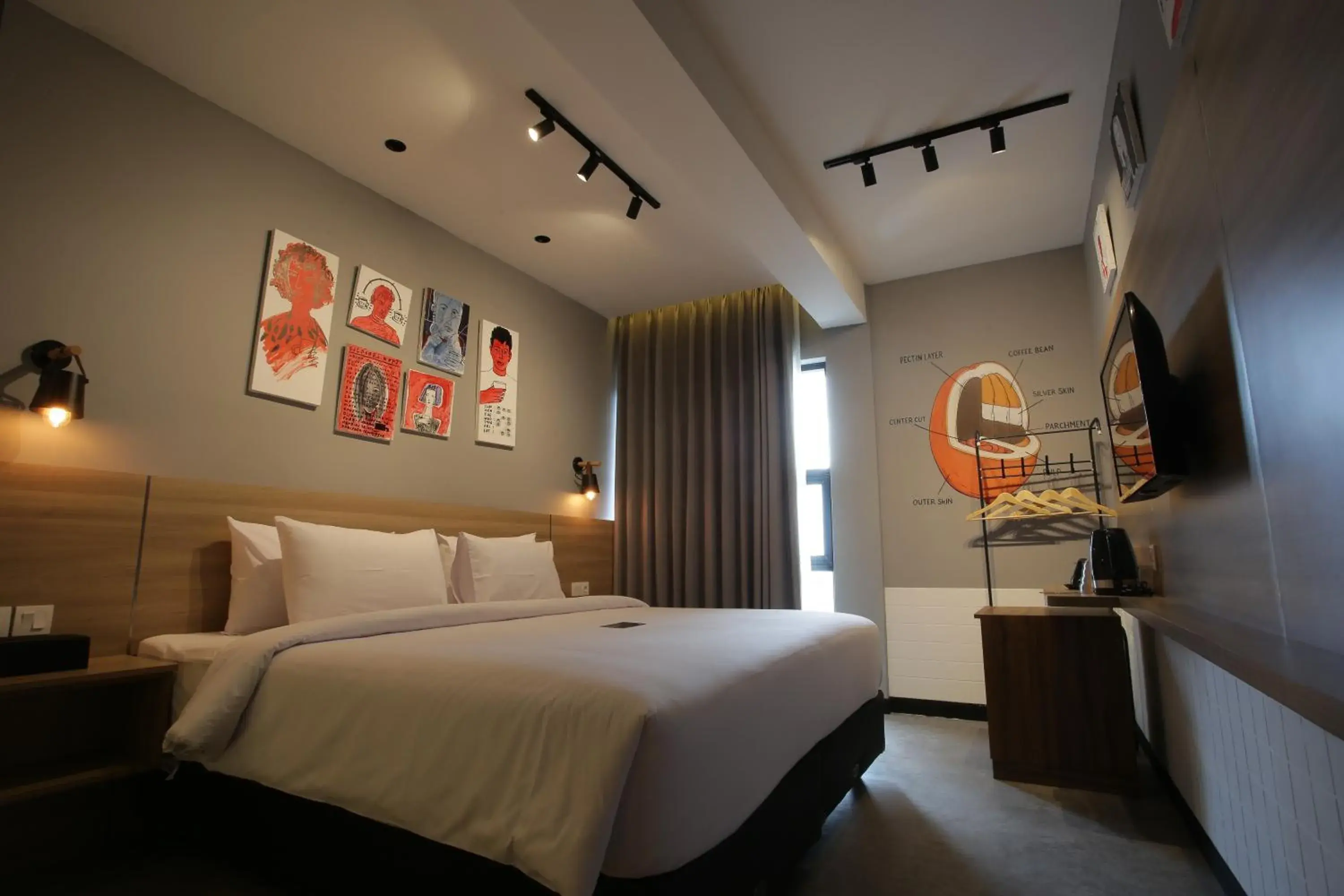 Bed in Creative Restart Hotel - CARTEL Bandung Bed in Creative Restart Hotel - CARTEL Bandung