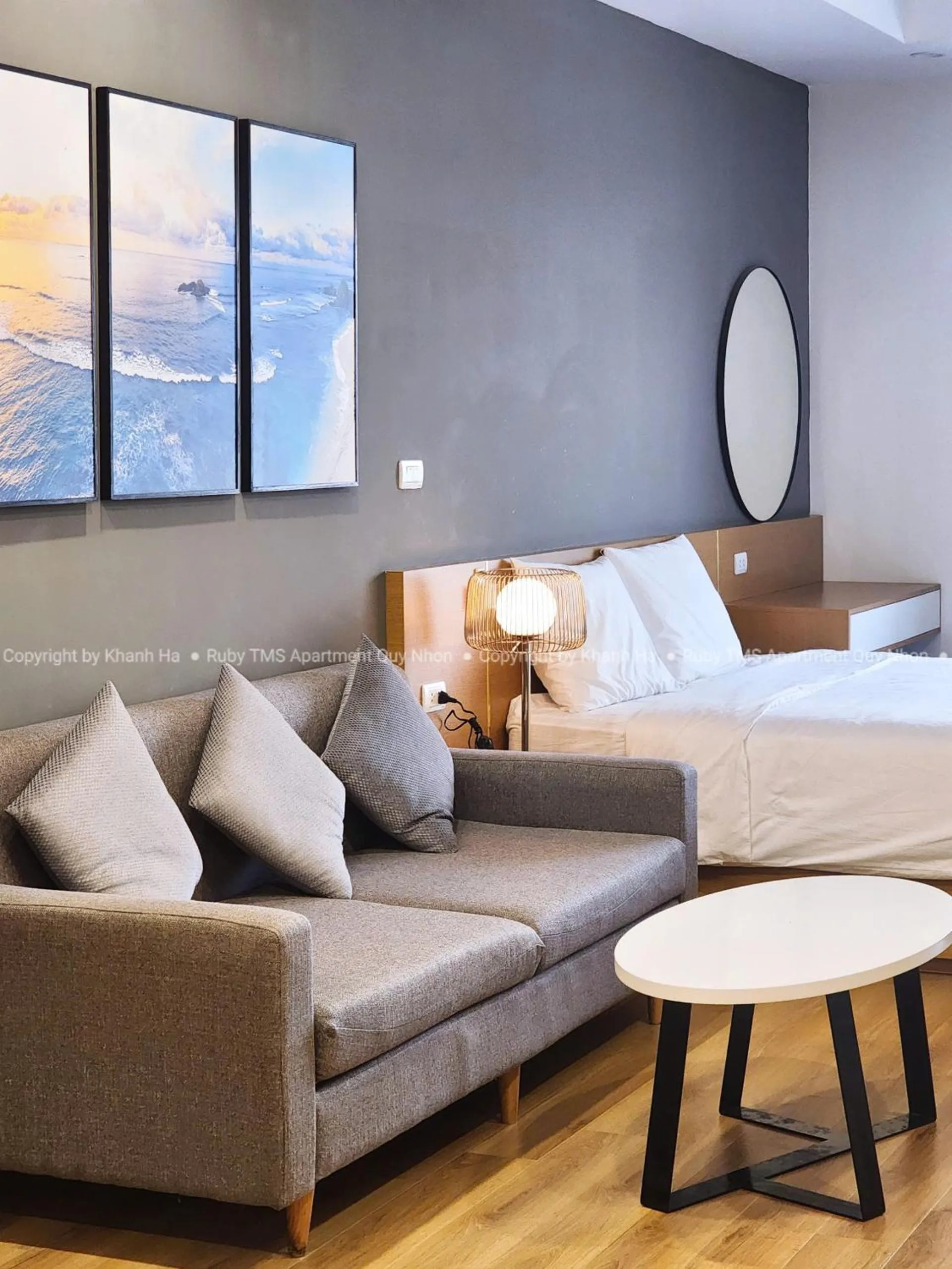 TV and multimedia, Bed in TMS Apartments Quy Nhơn