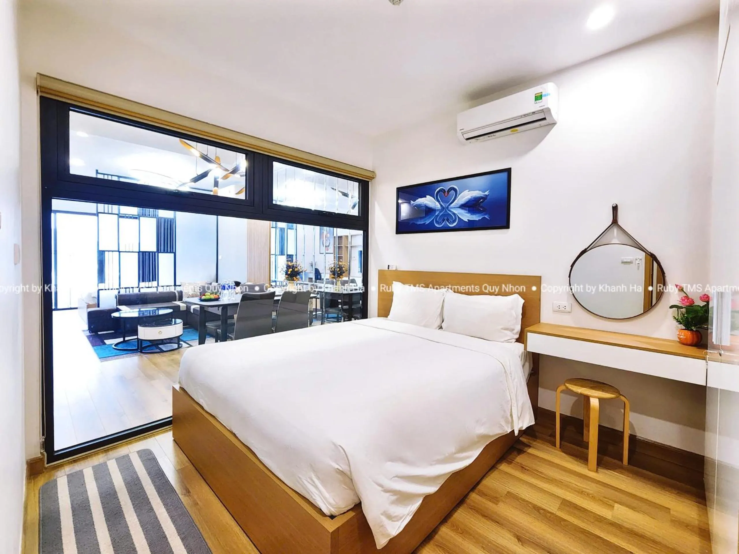 Bed in TMS Apartments Quy Nhơn
