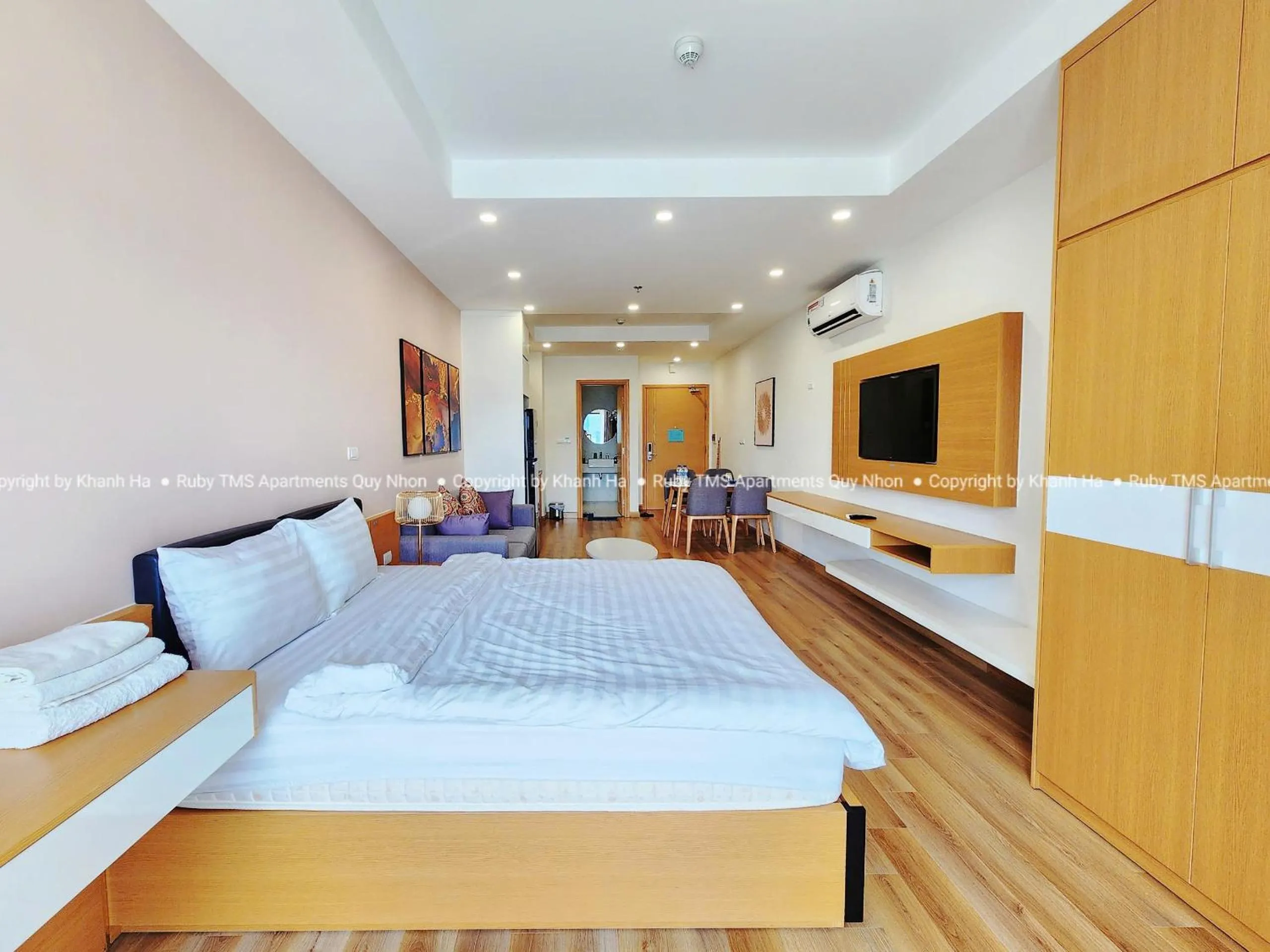 Bed in TMS Apartments Quy Nhơn