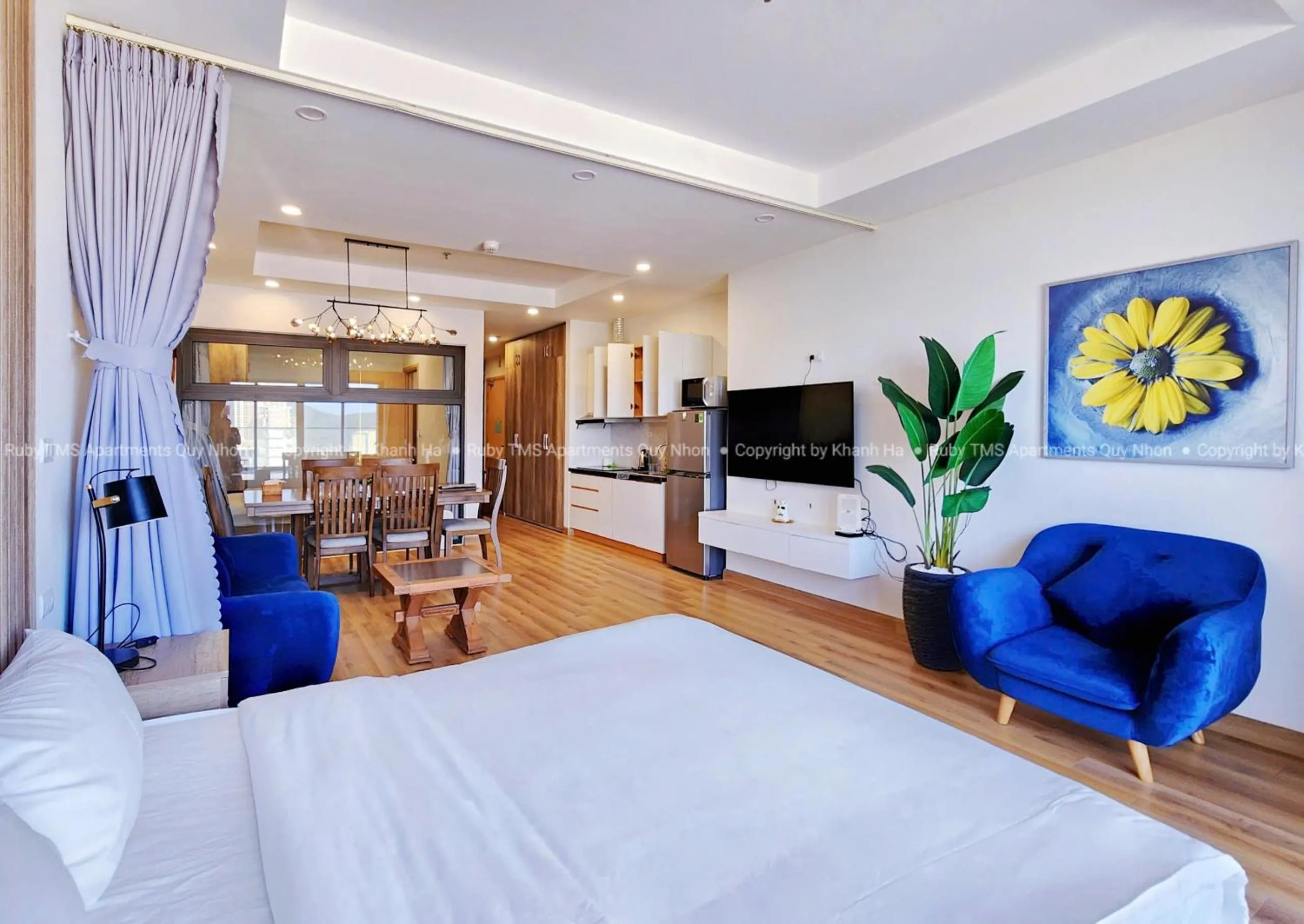 Bed in TMS Apartments Quy Nhơn