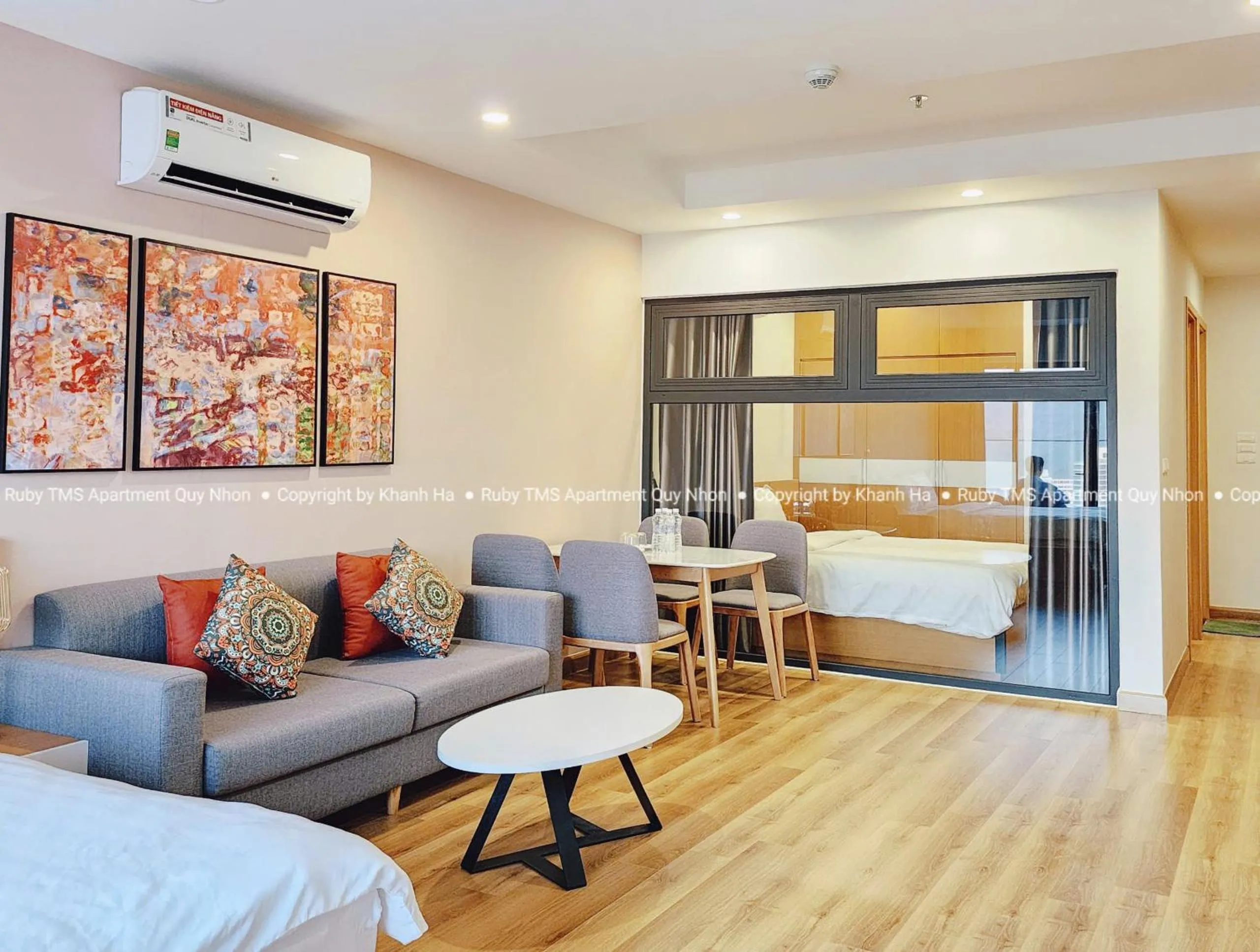 Bed in TMS Apartments Quy Nhơn