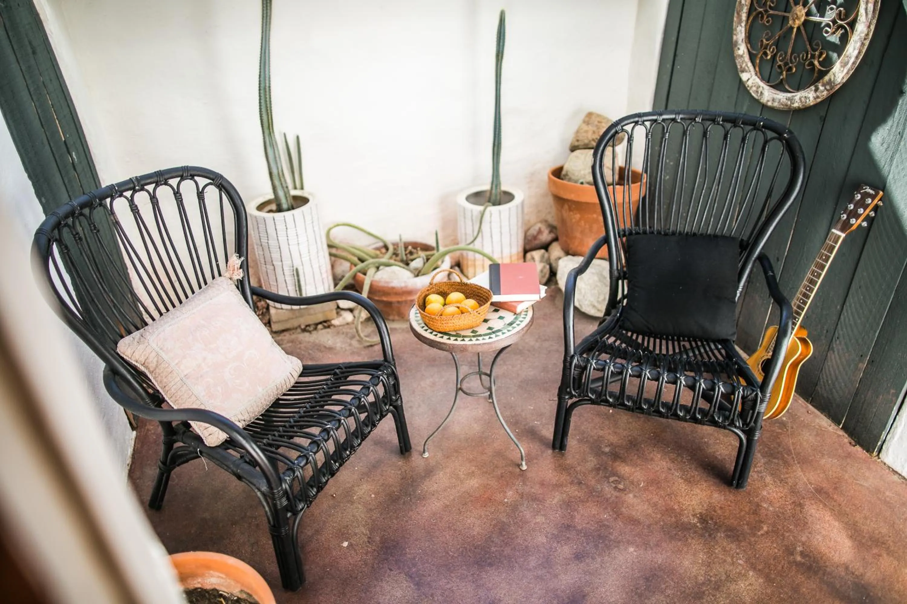 Patio in Korakia Pensione