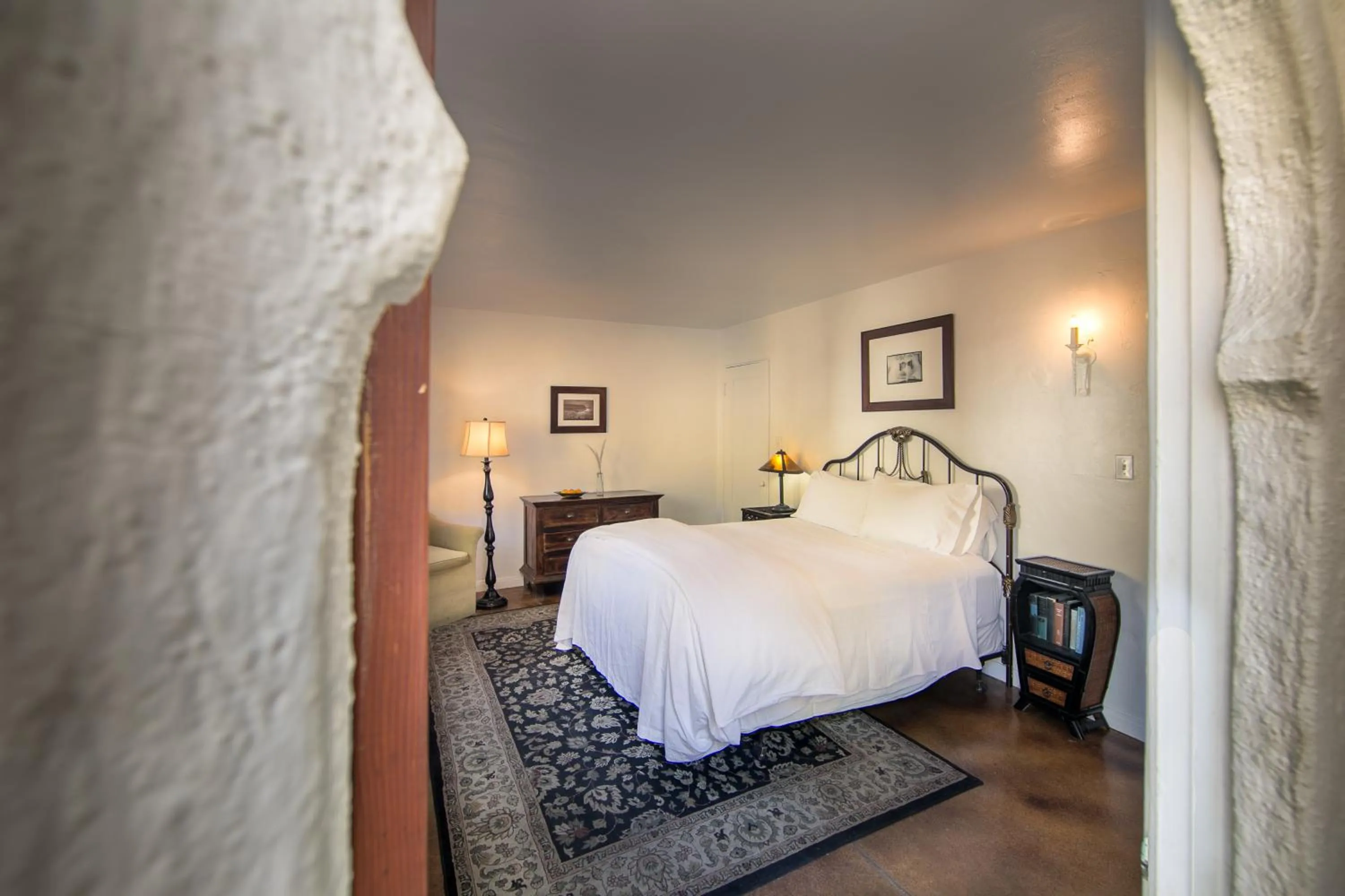 Bed in Korakia Pensione