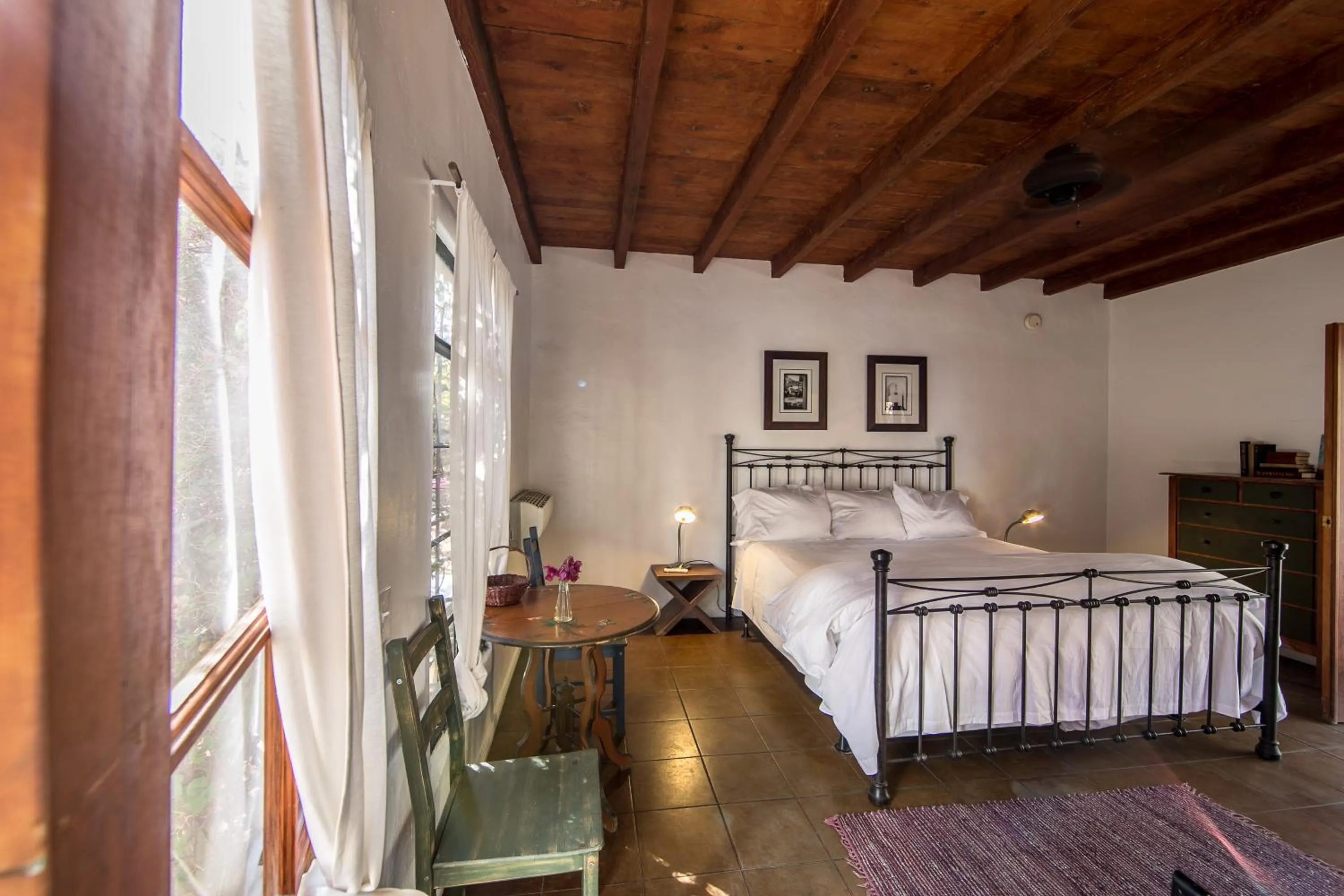 Bed in Korakia Pensione