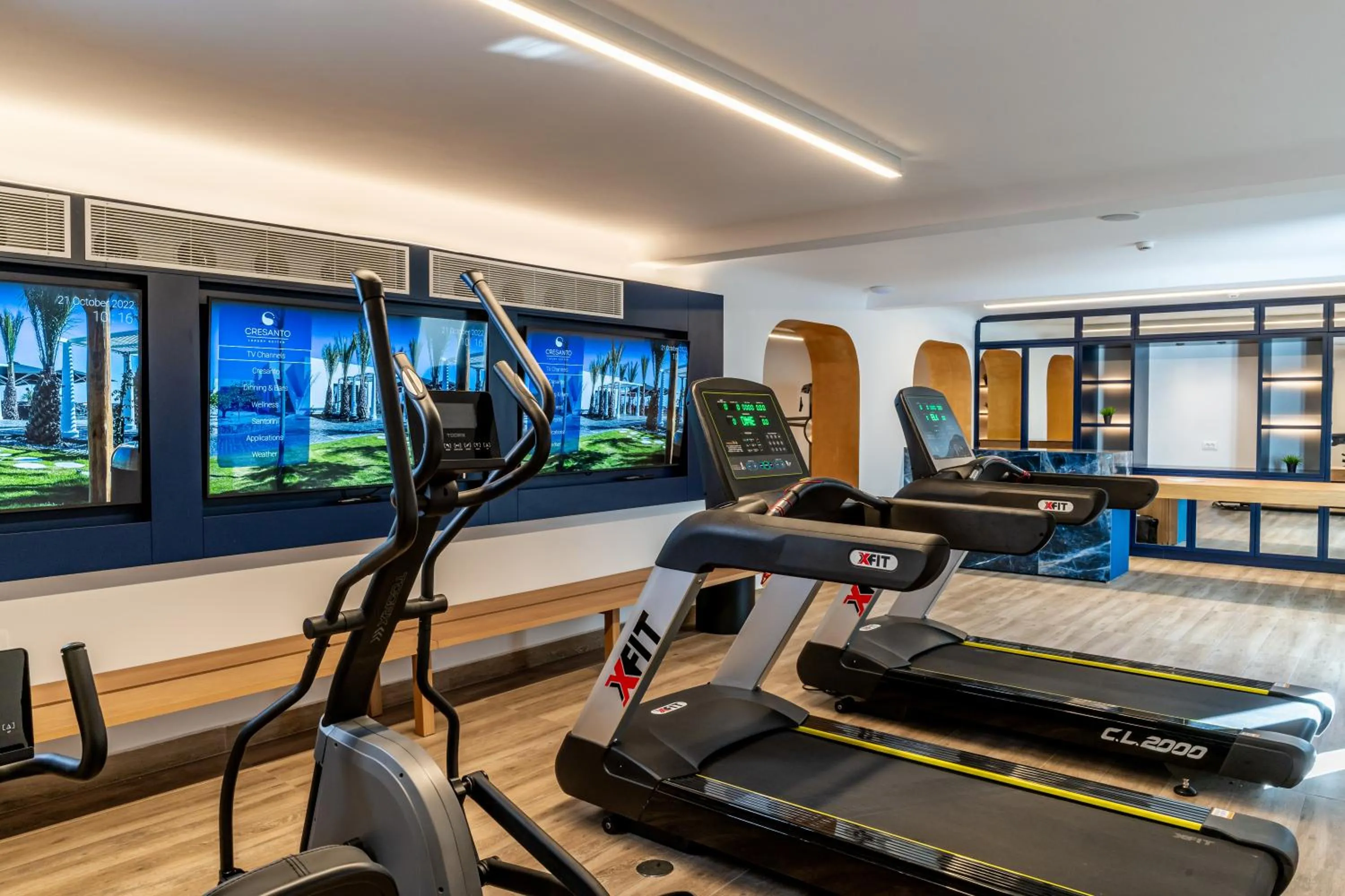 Fitness centre/facilities in Cresanto Luxury Suites
