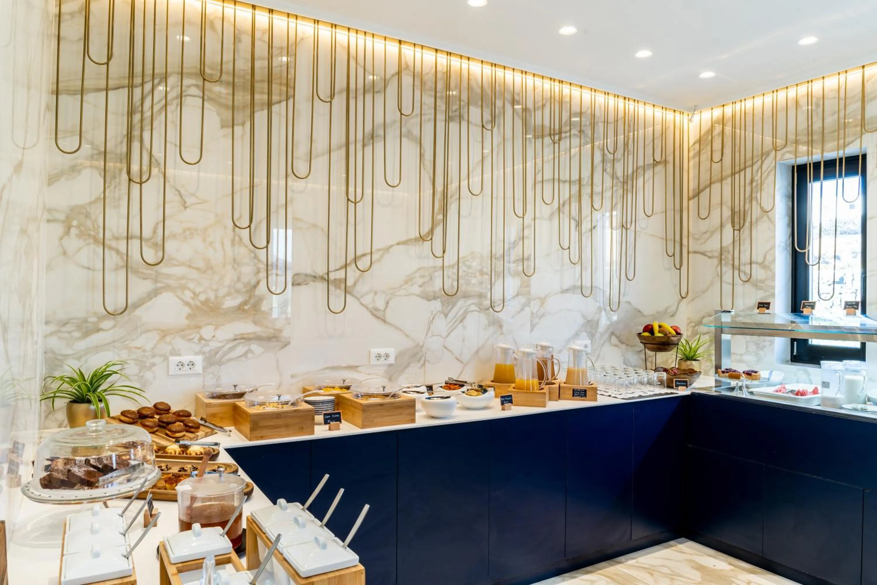 Buffet breakfast in Cresanto Luxury Suites