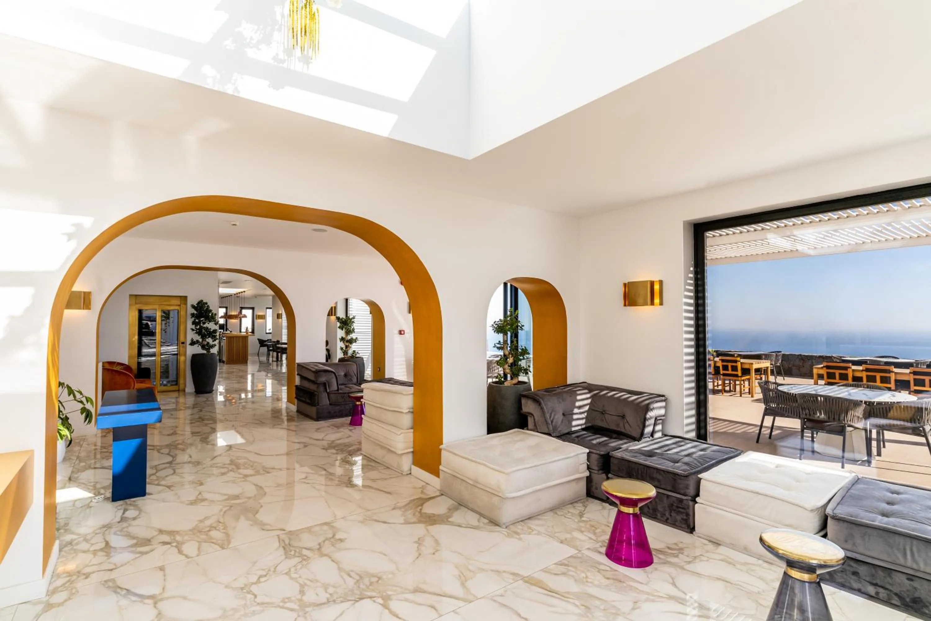 Living room in Cresanto Luxury Suites