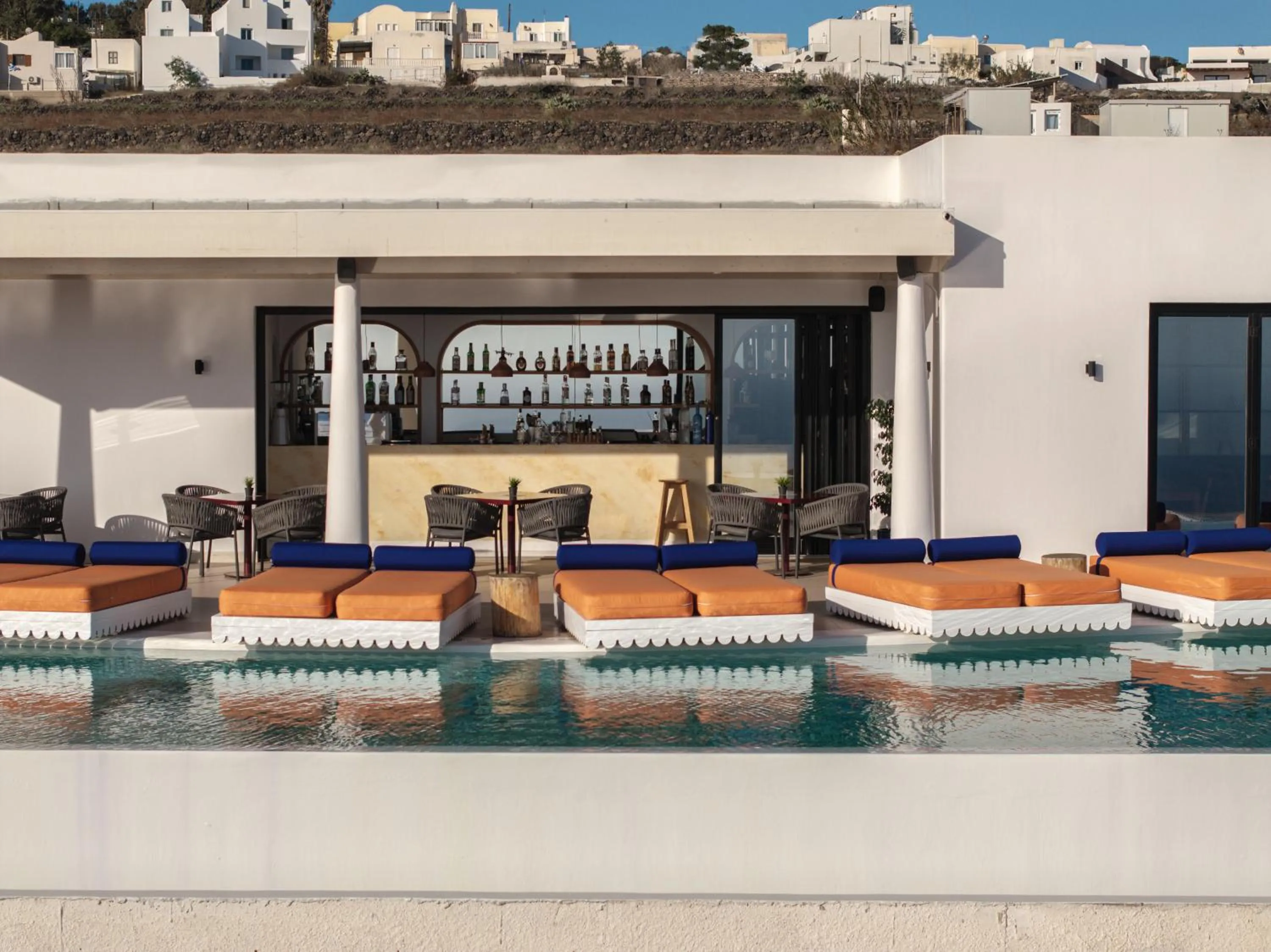 Pool view in Cresanto Luxury Suites