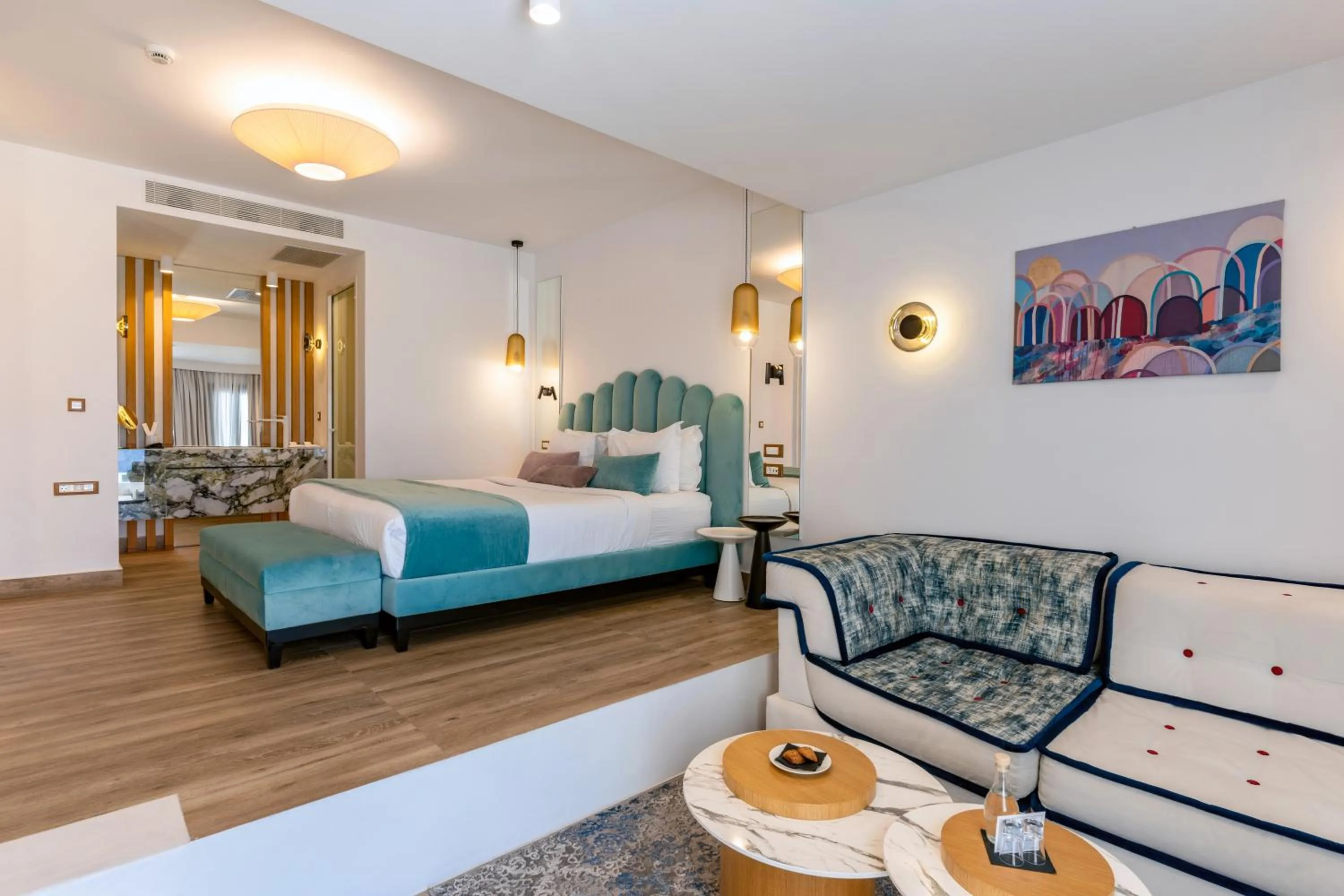 Bedroom in Cresanto Luxury Suites