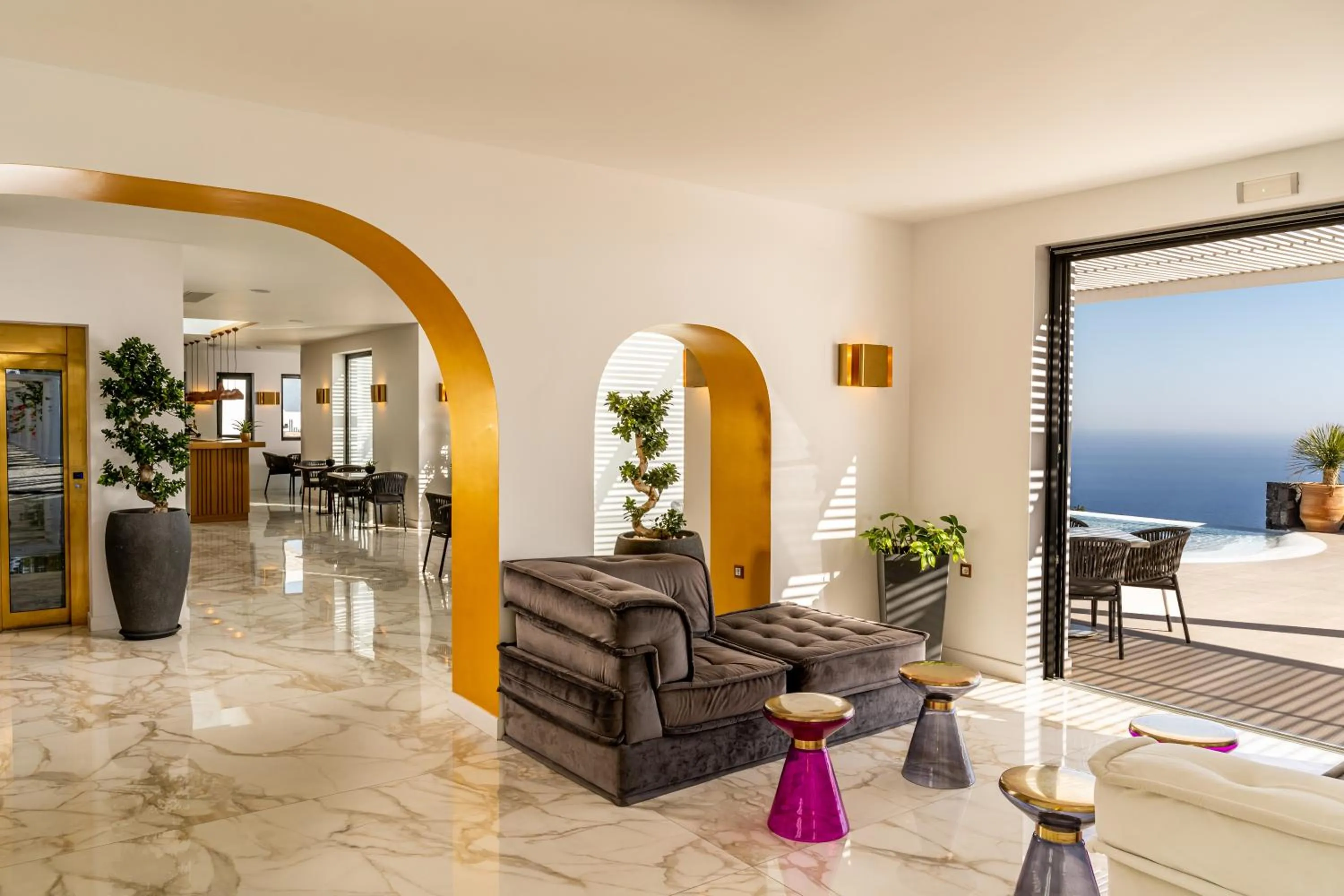 Living room in Cresanto Luxury Suites