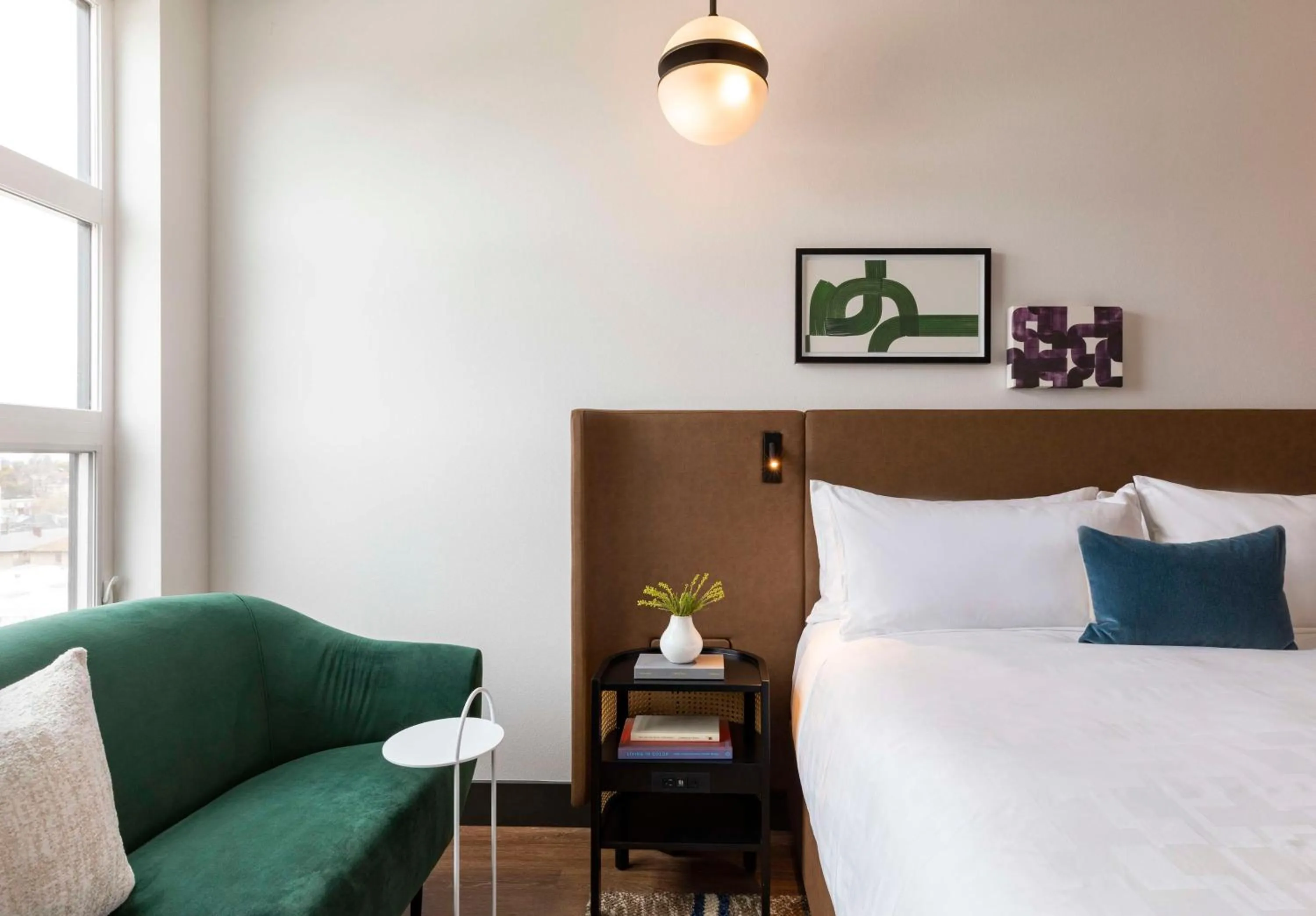 Bedroom, Bed in Kissel Uptown Oakland, in the Unbound Collection by Hyatt