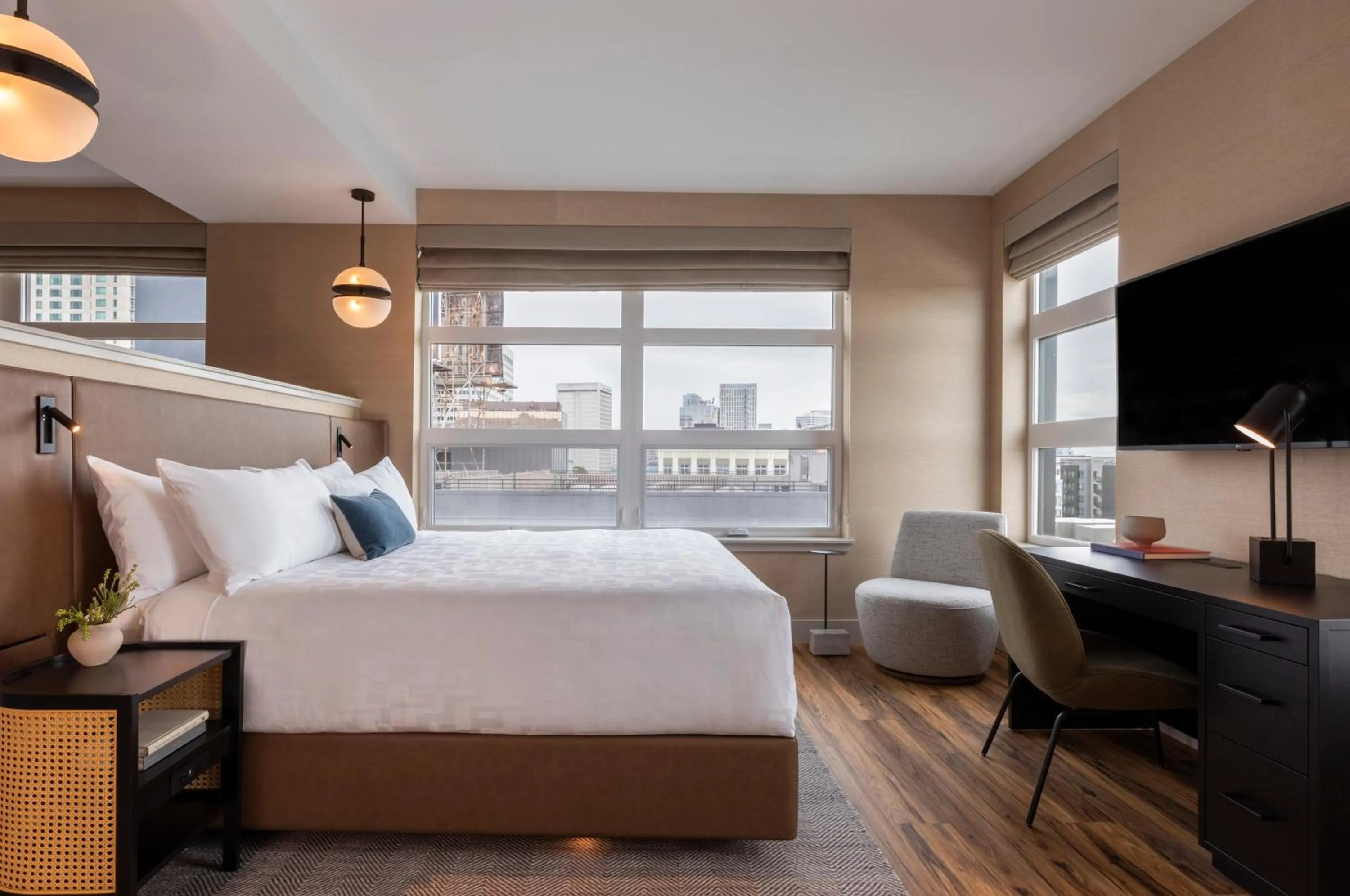 Bedroom, Bed in Kissel Uptown Oakland, in the Unbound Collection by Hyatt