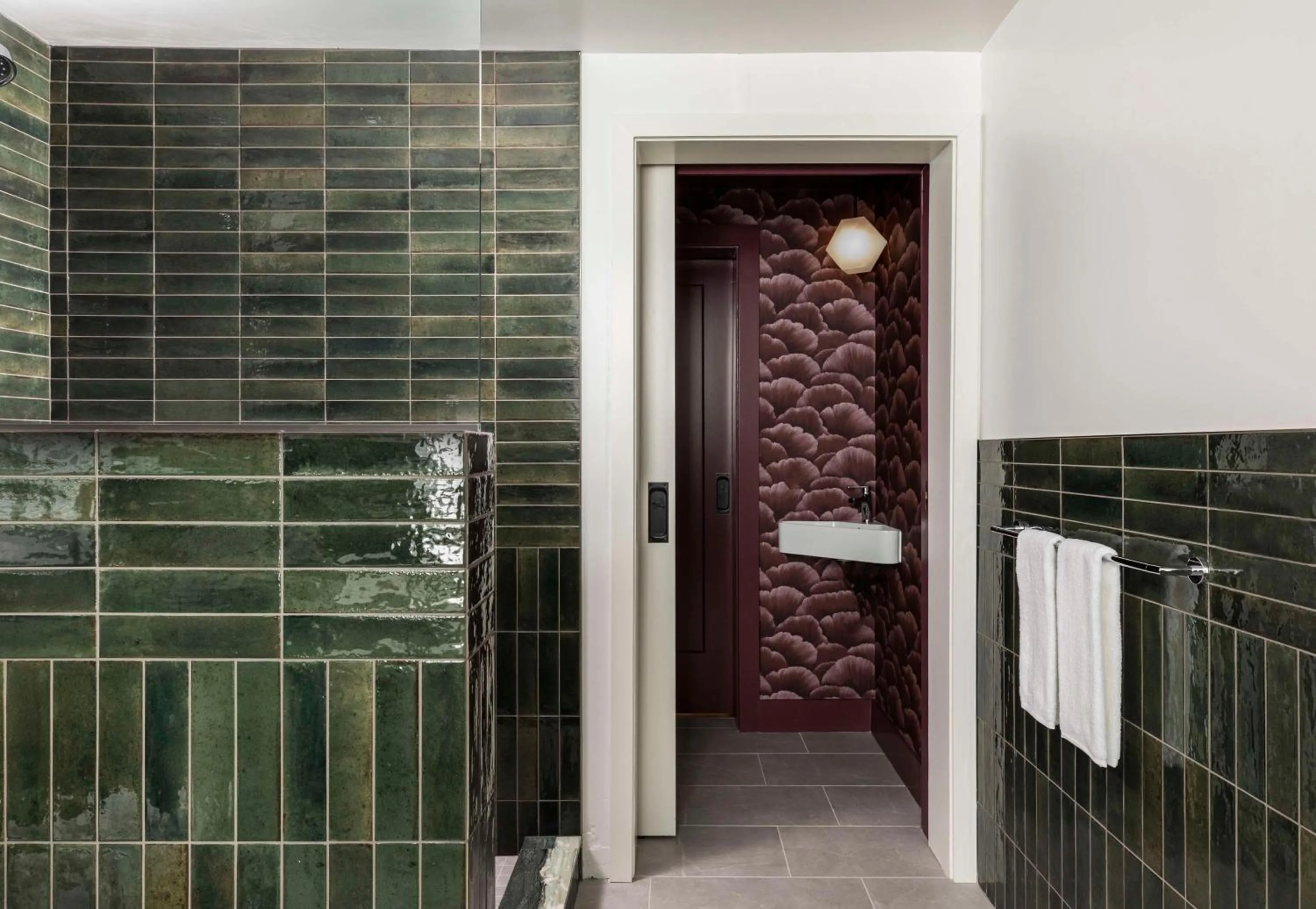 Bathroom in Kissel Uptown Oakland, in the Unbound Collection by Hyatt