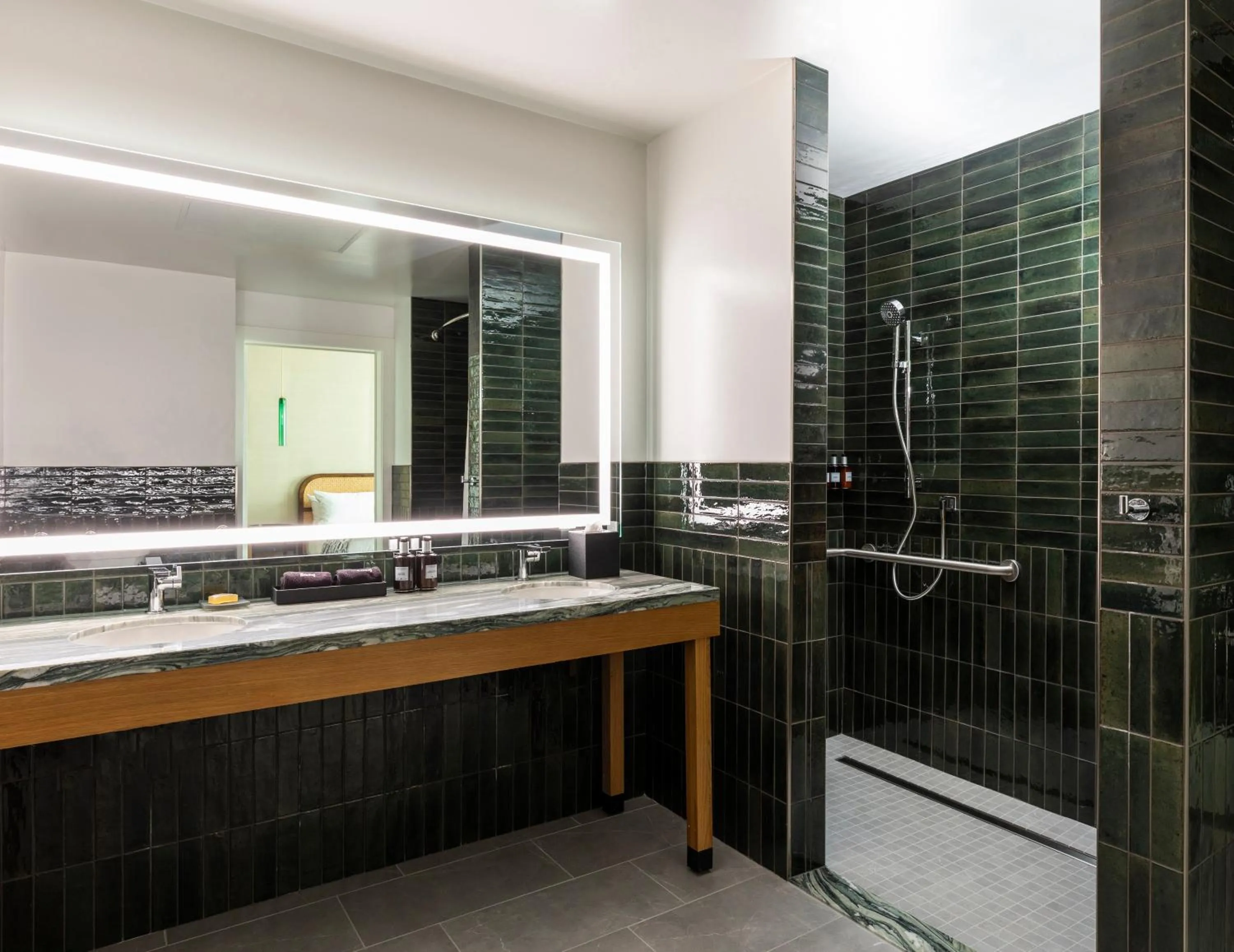 Bathroom in Kissel Uptown Oakland, in the Unbound Collection by Hyatt