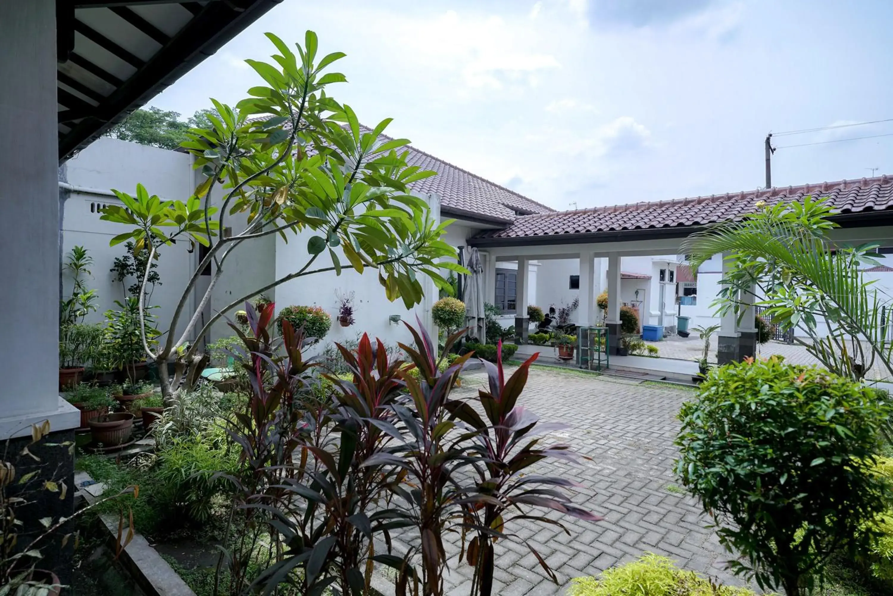 Property building in RedDoorz @ Avros Guest House Medan Property building in RedDoorz @ Avros Guest House Medan