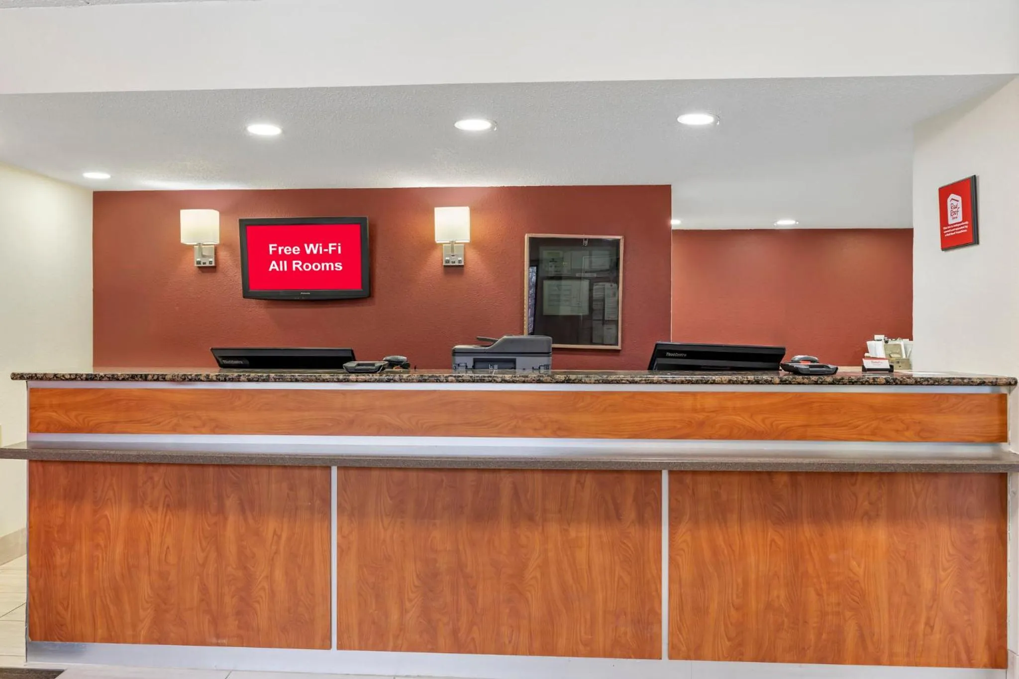 Lobby or reception in Red Roof Inn Parsippany