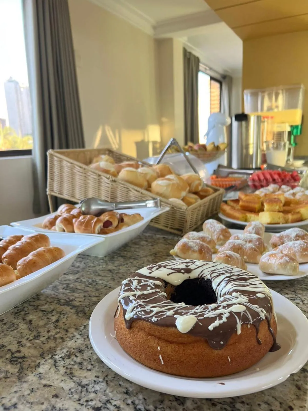 Buffet breakfast in Crystal Plaza Hotel Marista