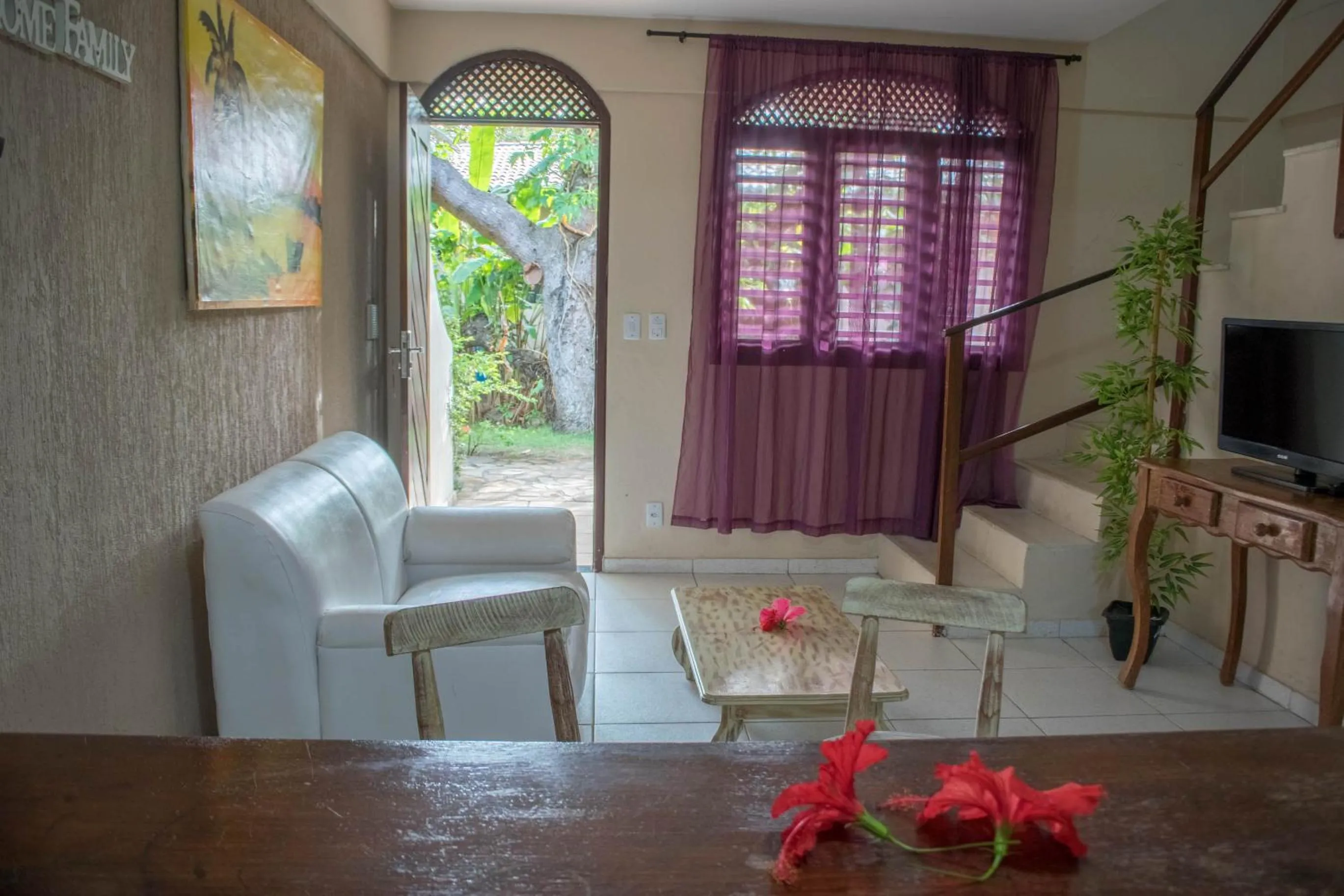 Living room in Pousada Sol e Luna