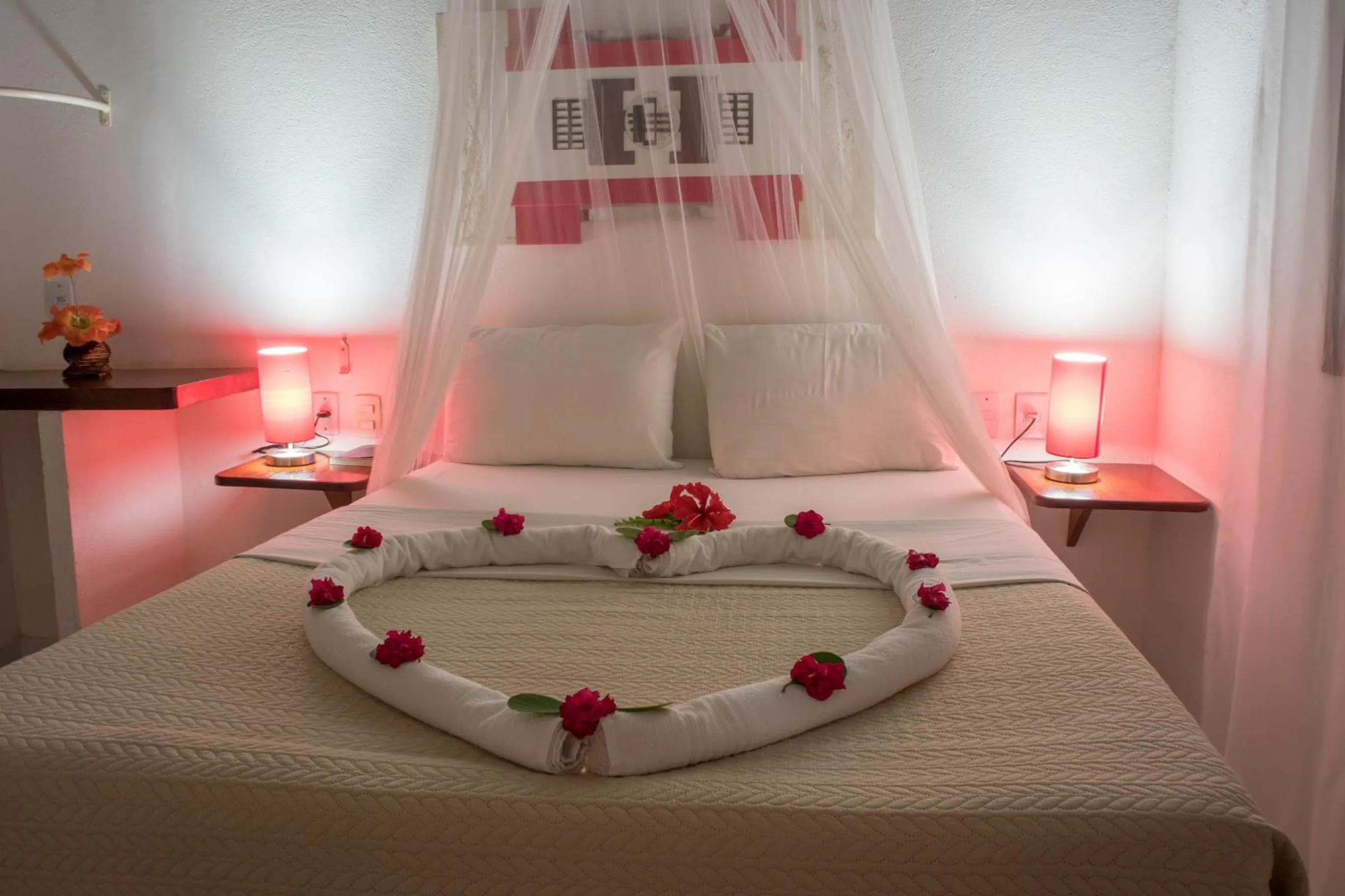 Bed in Pousada Sol e Luna