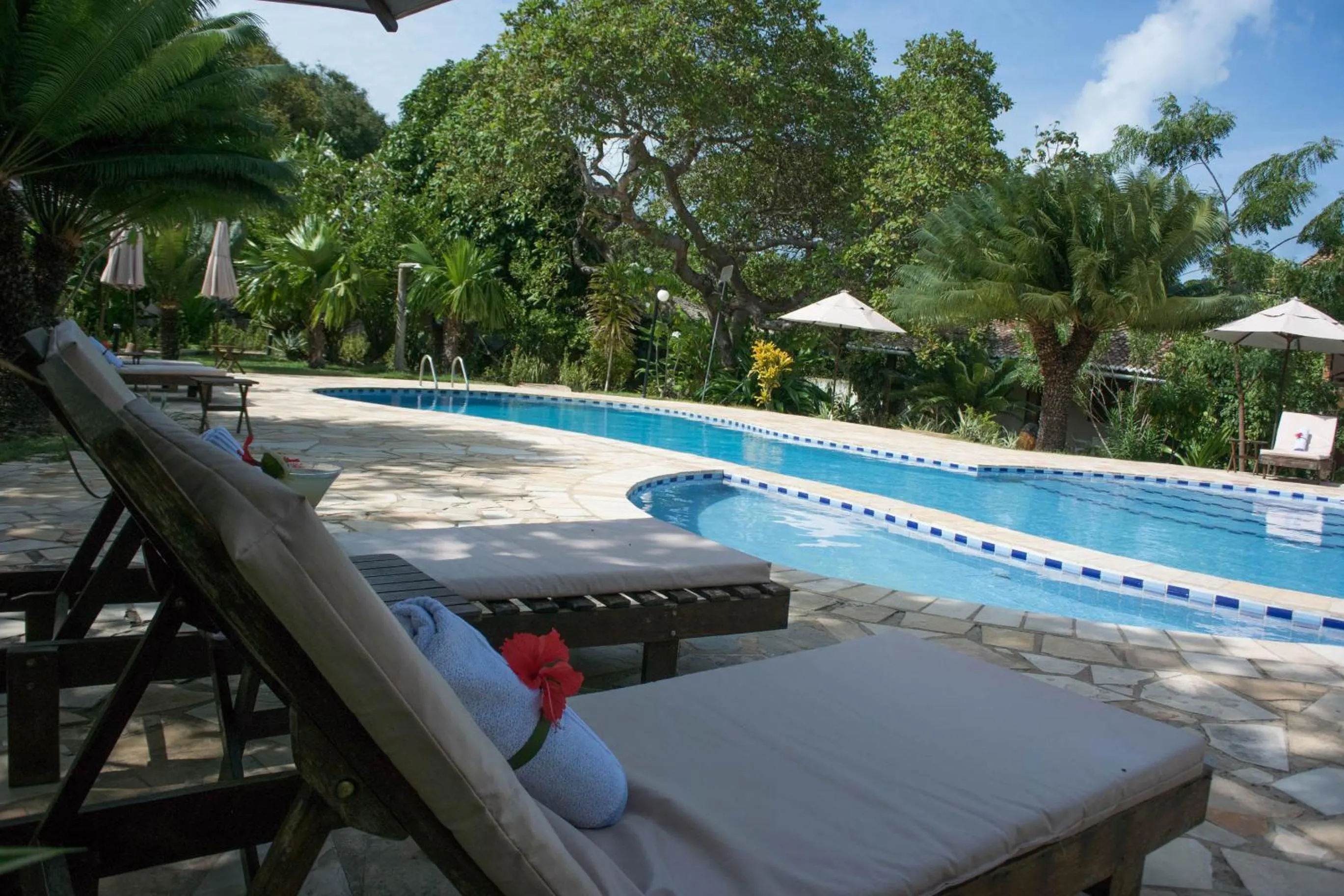 Swimming pool in Pousada Sol e Luna