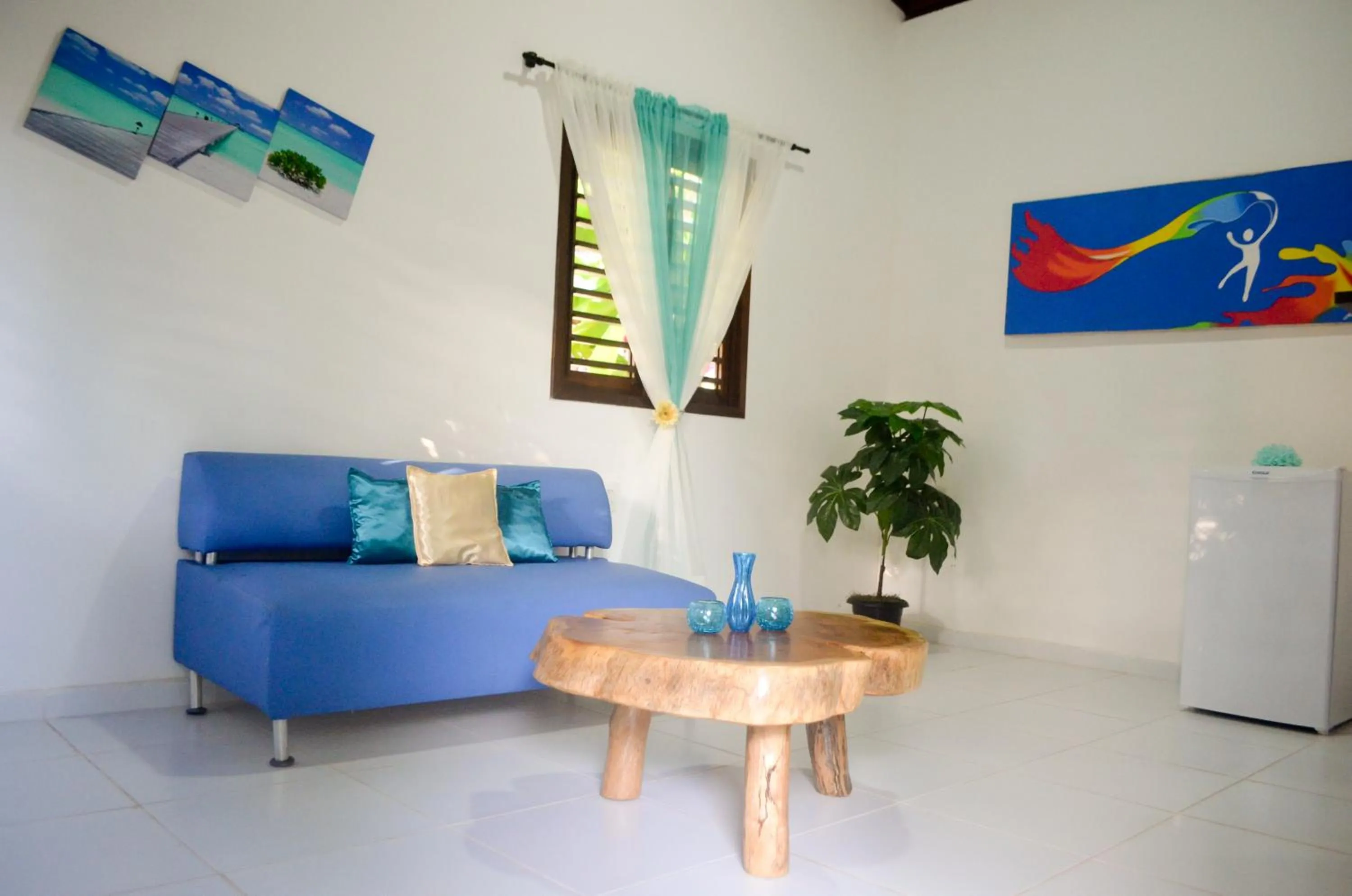 Seating area in Pousada Sol e Luna