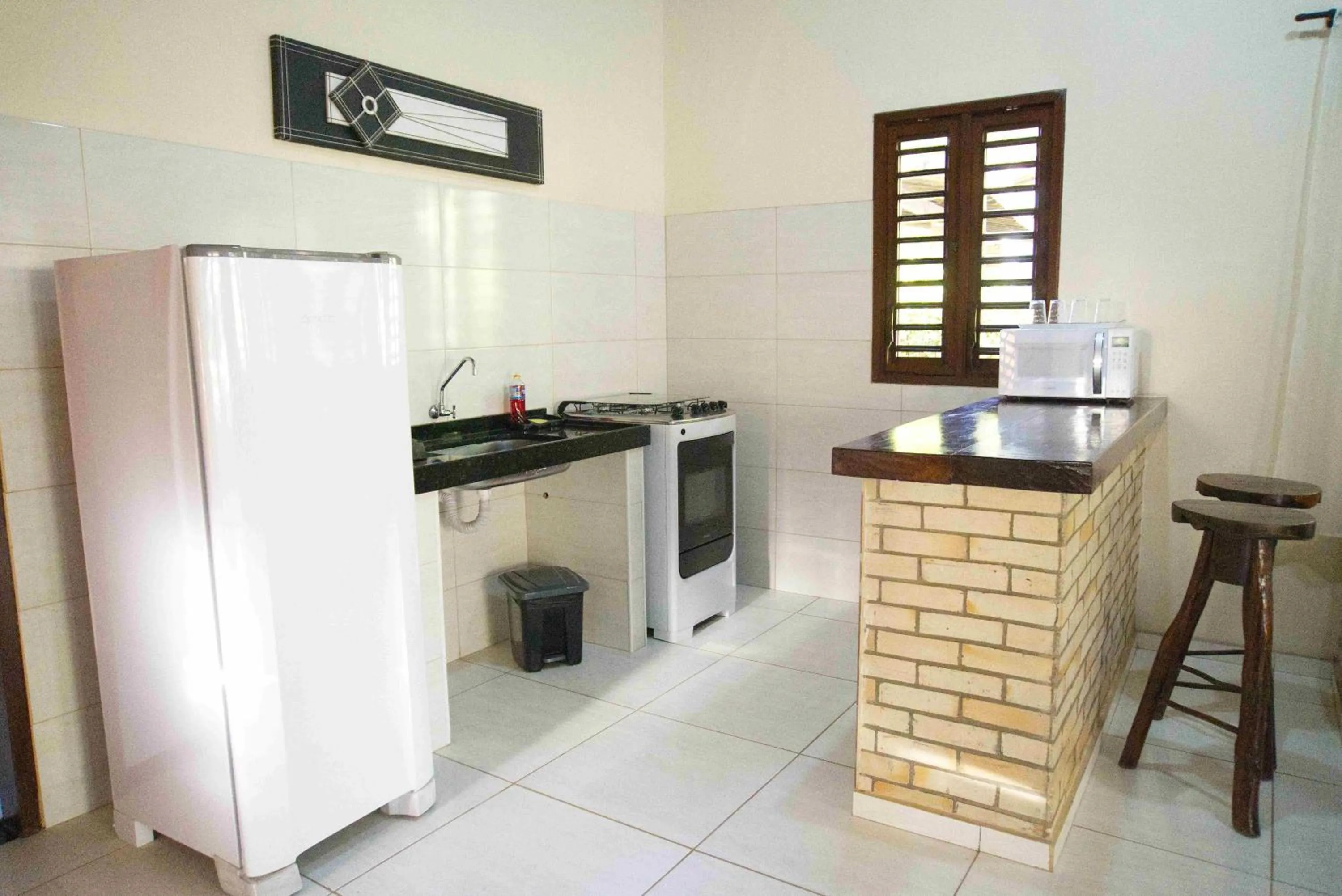 kitchen in Pousada Sol e Luna