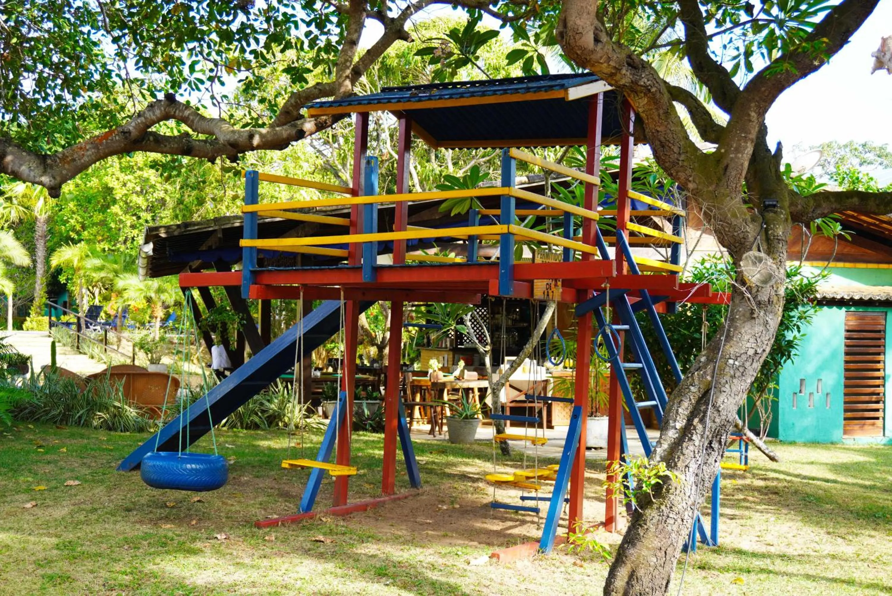 Children play ground in Pousada Sol e Luna