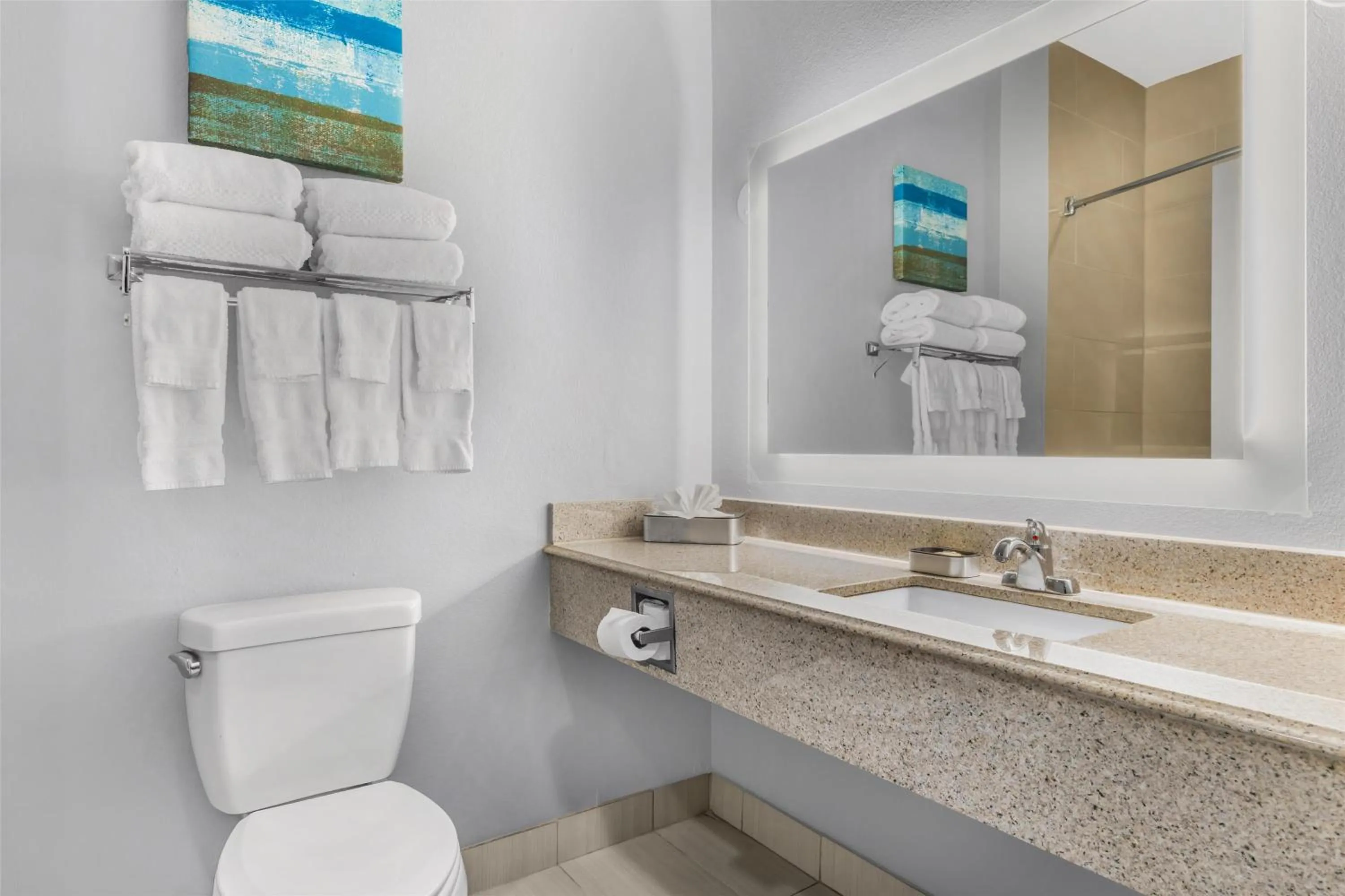 Bathroom in Best Western Plus Fort Worth Forest Hill Inn & Suites