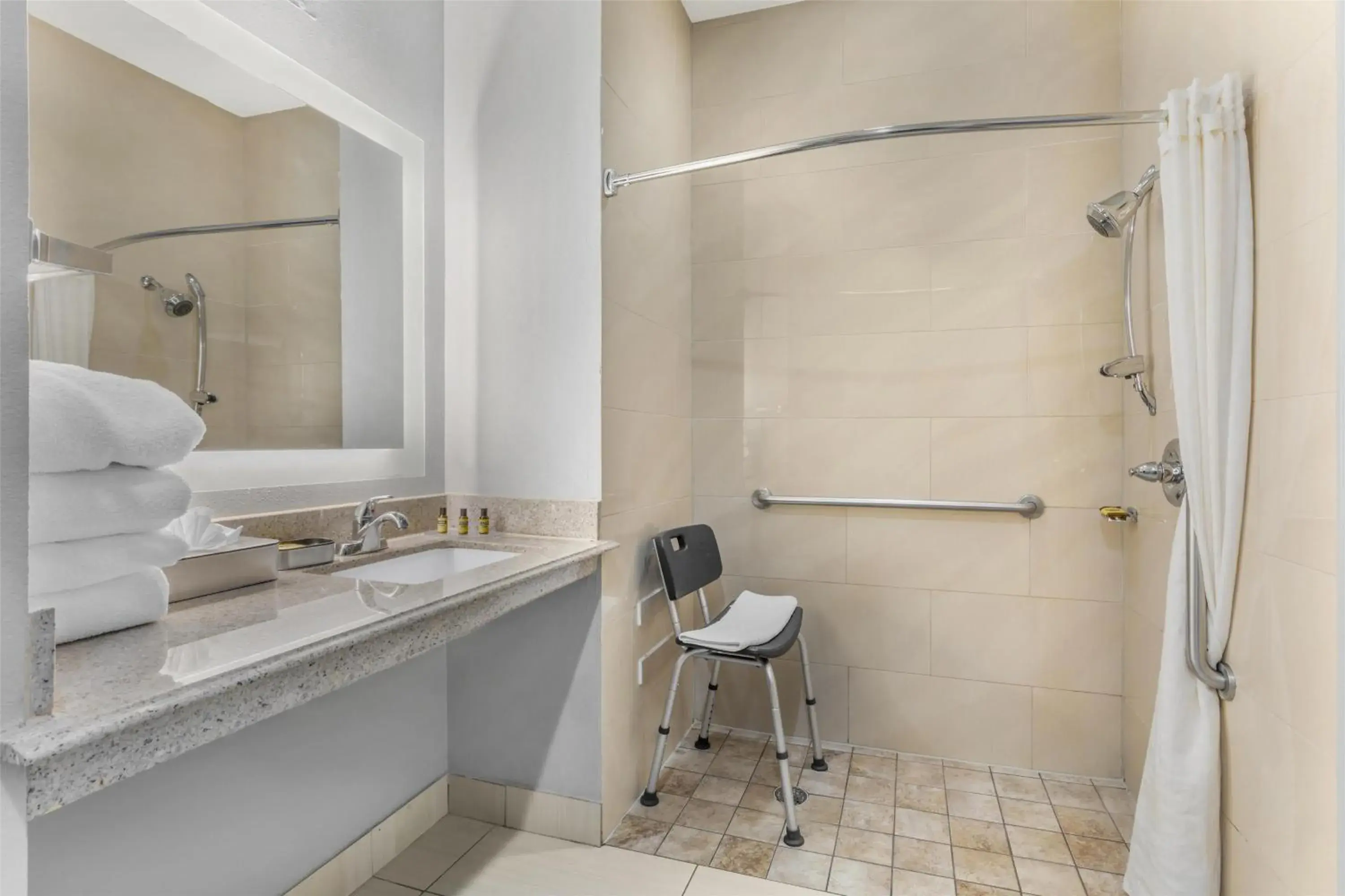 Bathroom in Best Western Plus Fort Worth Forest Hill Inn & Suites Bathroom in Best Western Plus Fort Worth Forest Hill Inn & Suites