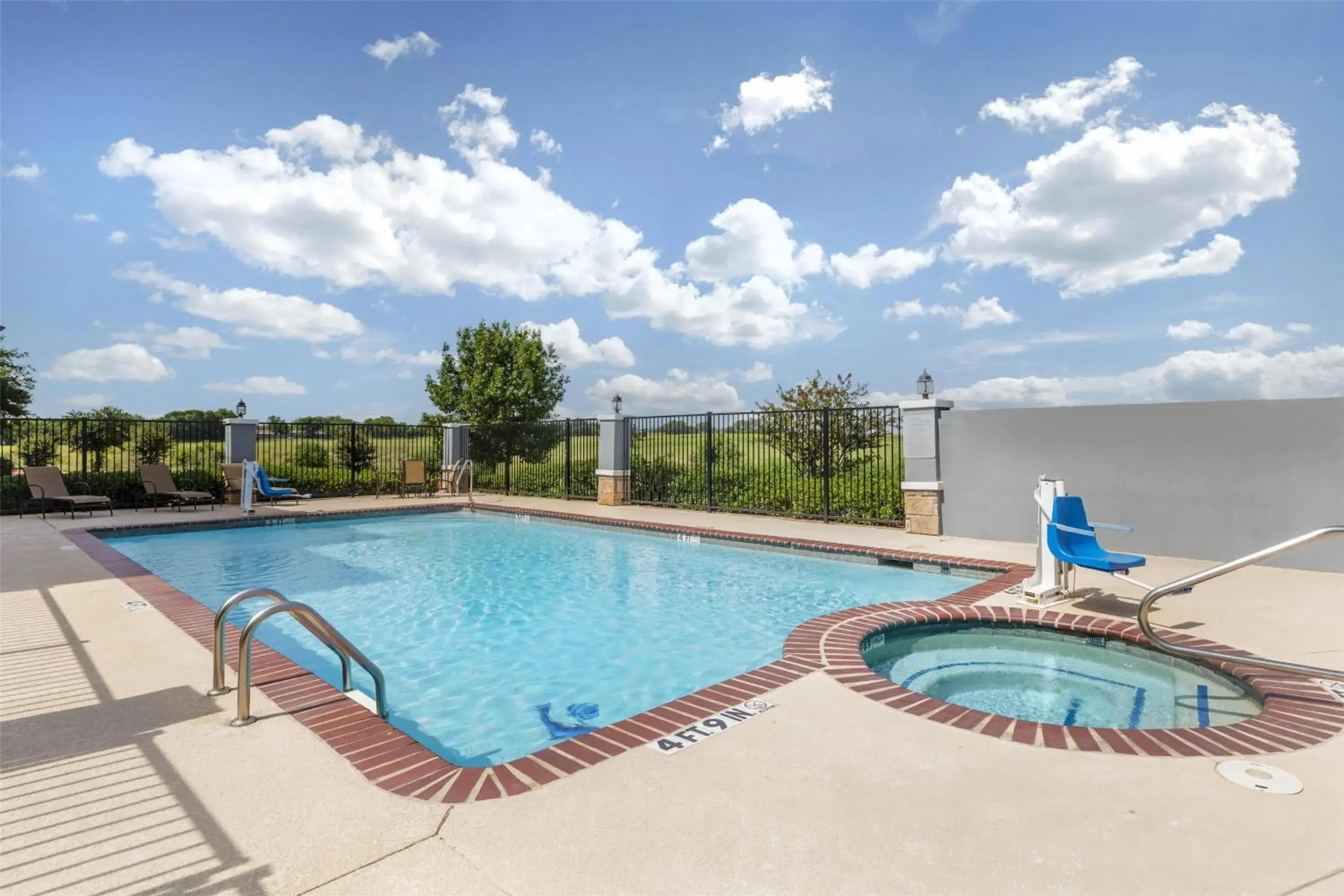 Pool view in Best Western Plus Fort Worth Forest Hill Inn & Suites Pool view in Best Western Plus Fort Worth Forest Hill Inn & Suites