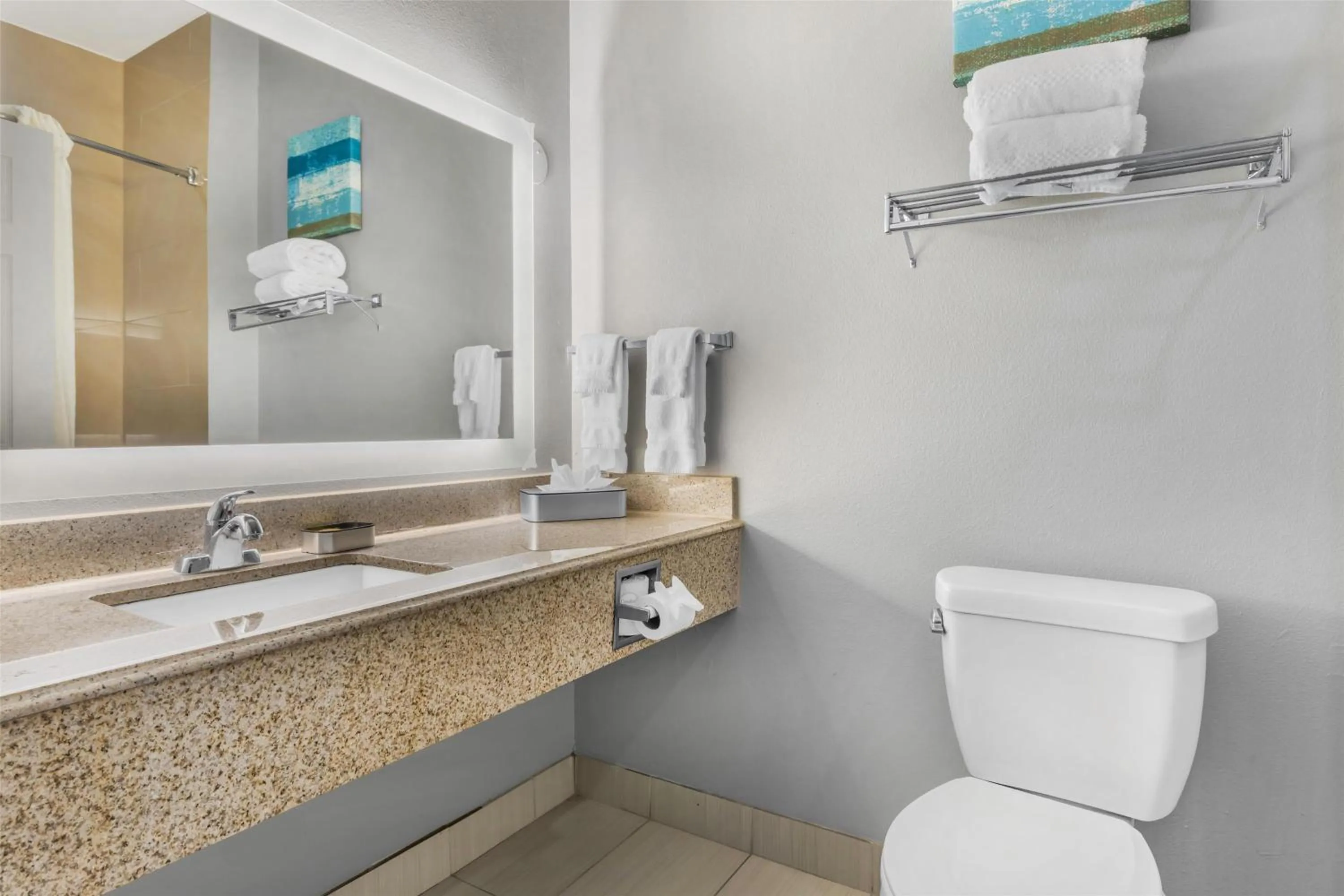 Bathroom in Best Western Plus Fort Worth Forest Hill Inn & Suites