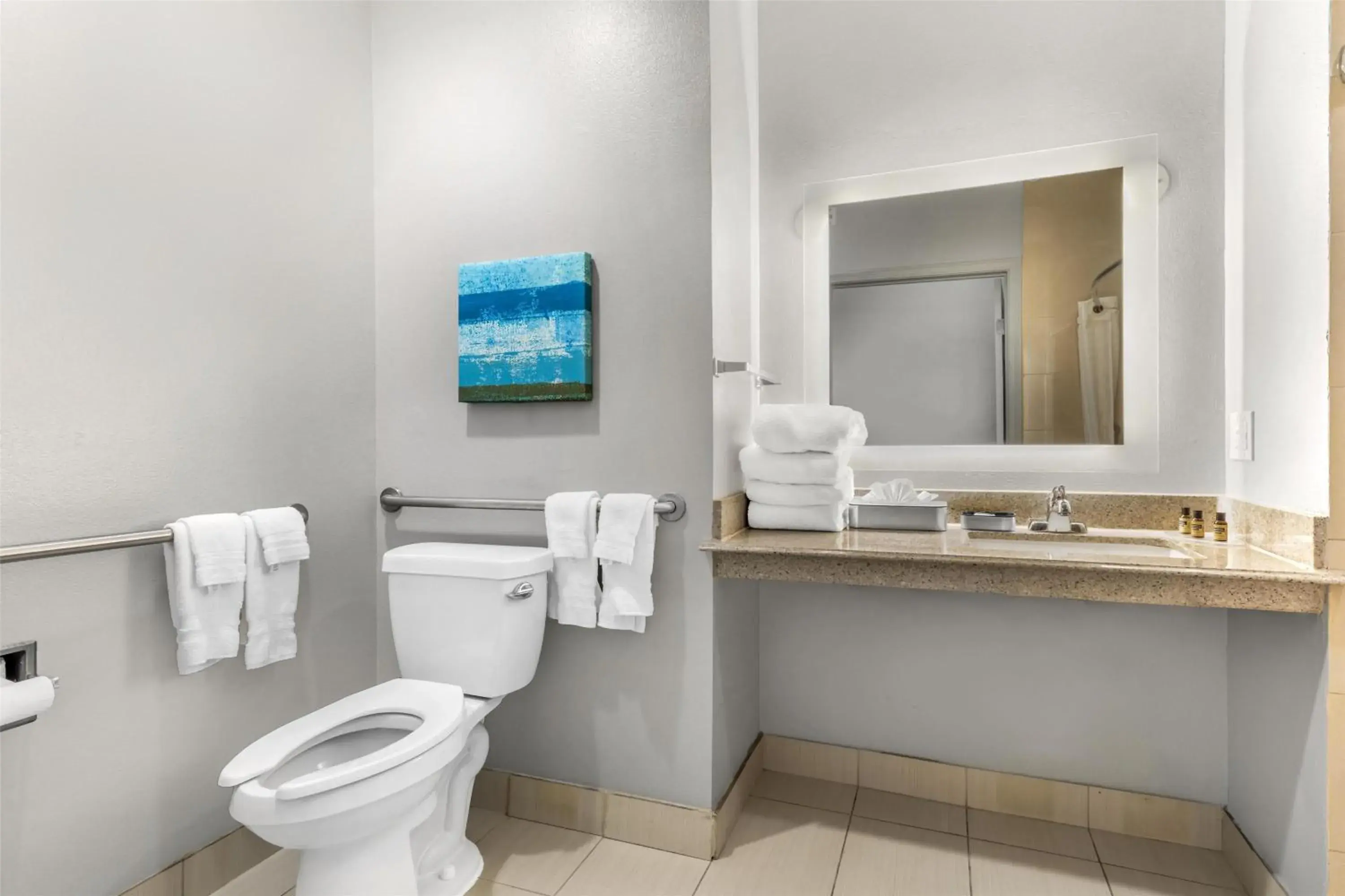 Bathroom in Best Western Plus Fort Worth Forest Hill Inn & Suites Bathroom in Best Western Plus Fort Worth Forest Hill Inn & Suites