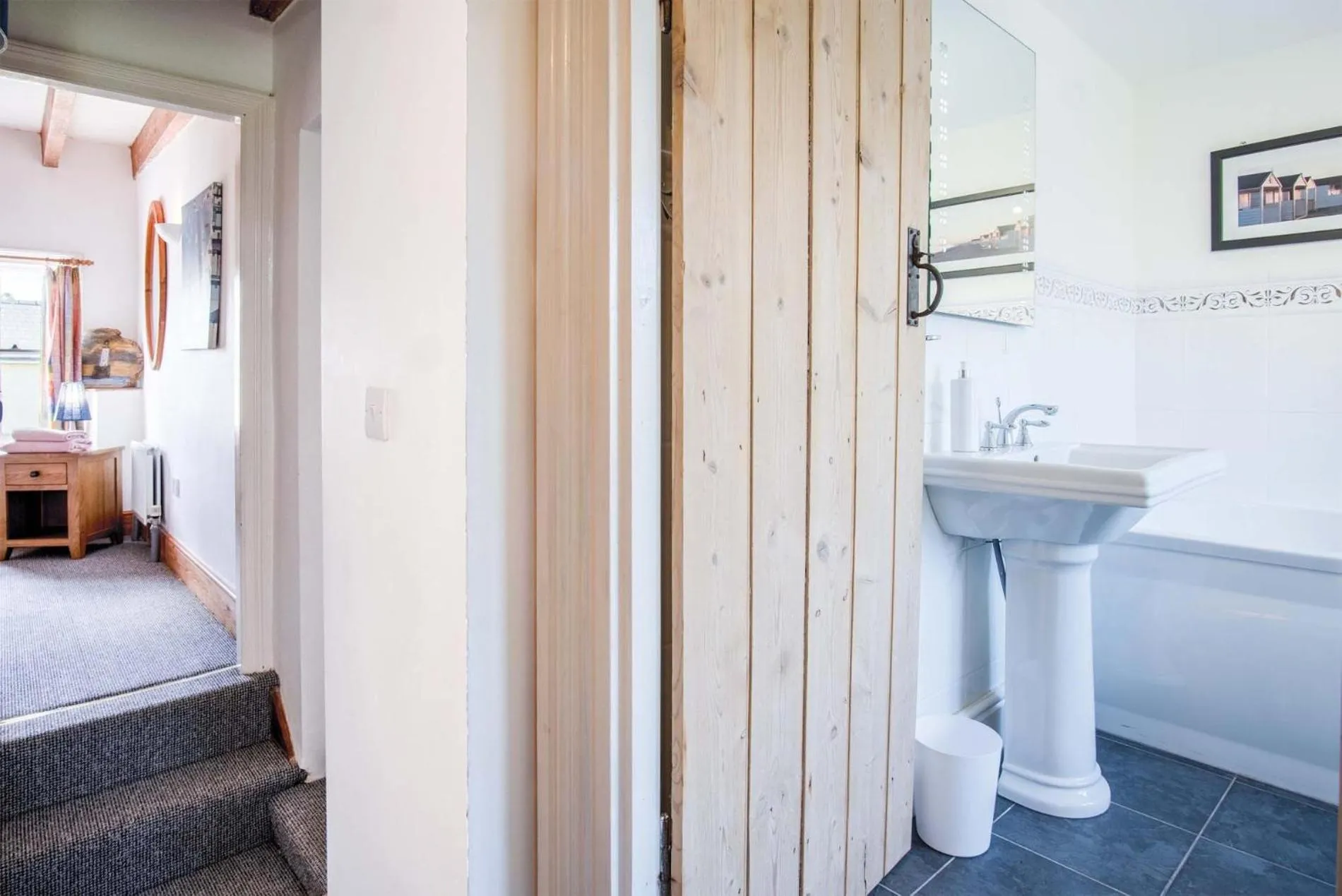 Floor plan, Bed in Angle Adventures - 4 Bedroom Cottage - Angle