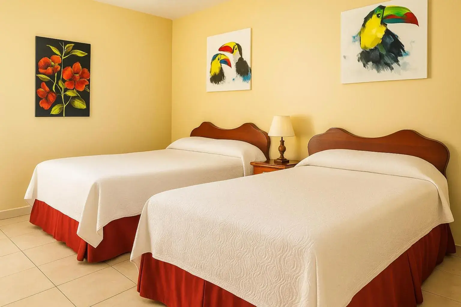 Bed in Hotel Divisamar by LHR Bed in Hotel Divisamar by LHR