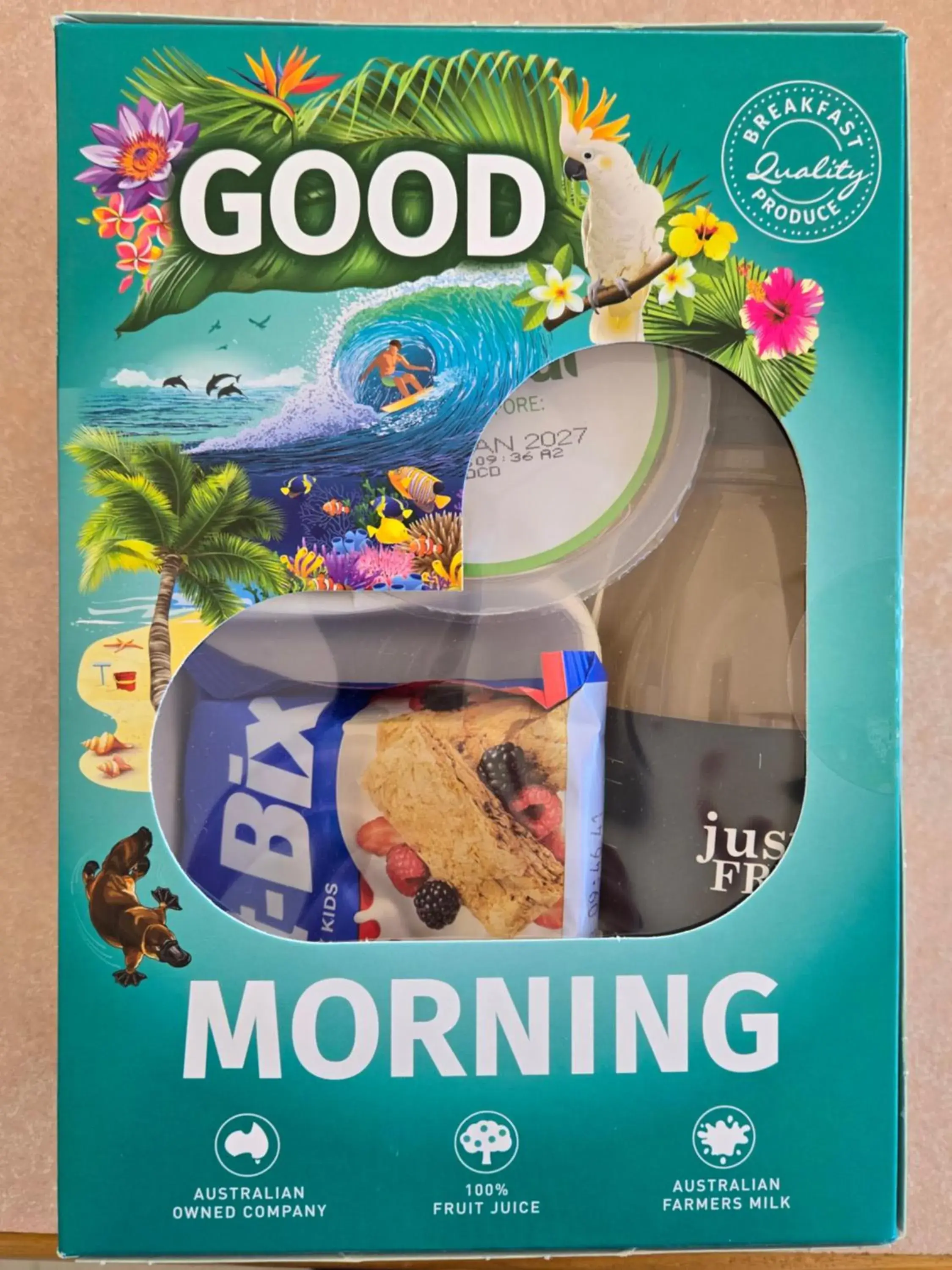 Continental breakfast in Best Western Parkside Motor Inn Continental breakfast in Best Western Parkside Motor Inn