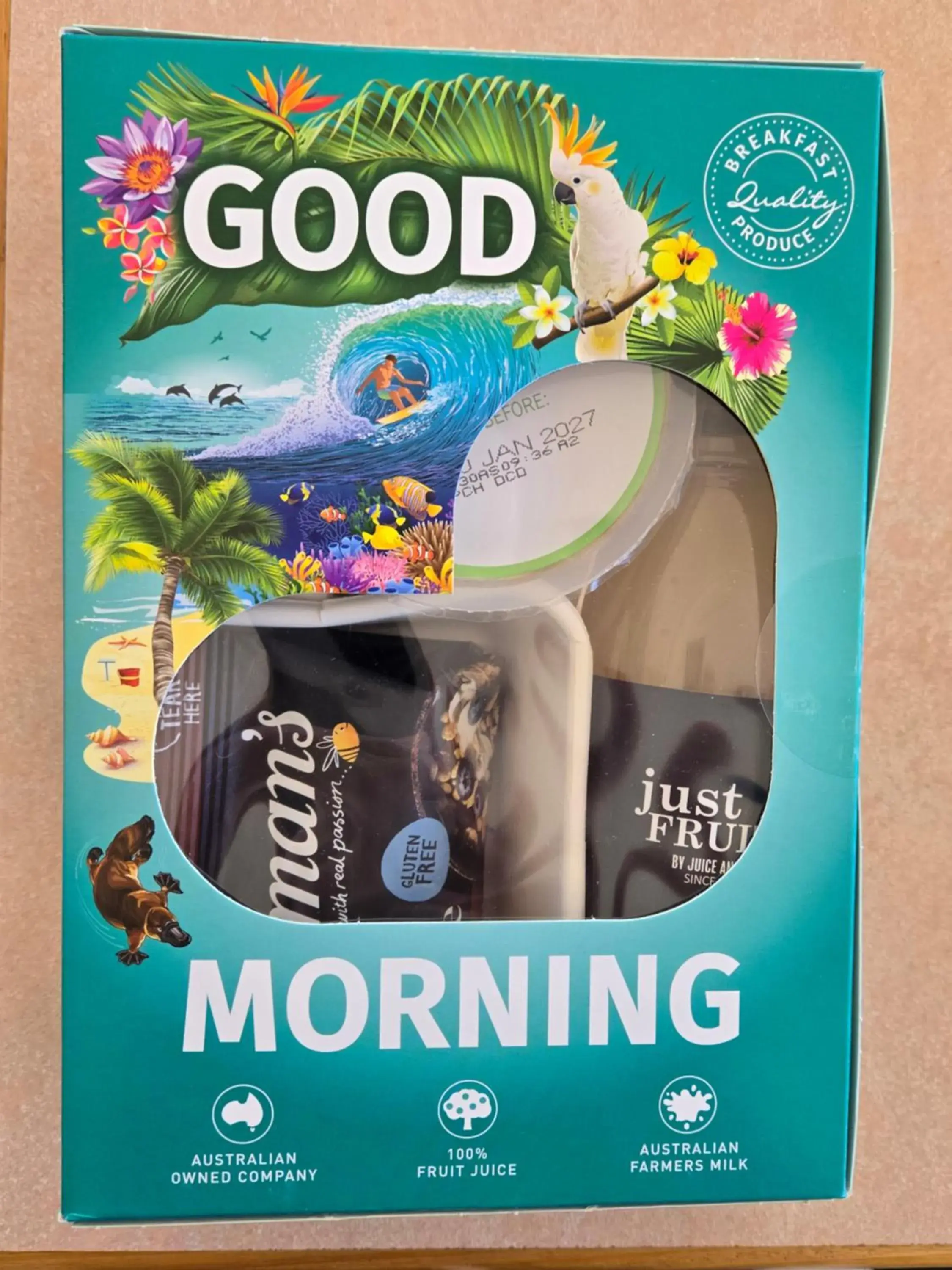 Continental breakfast in Best Western Parkside Motor Inn Continental breakfast in Best Western Parkside Motor Inn