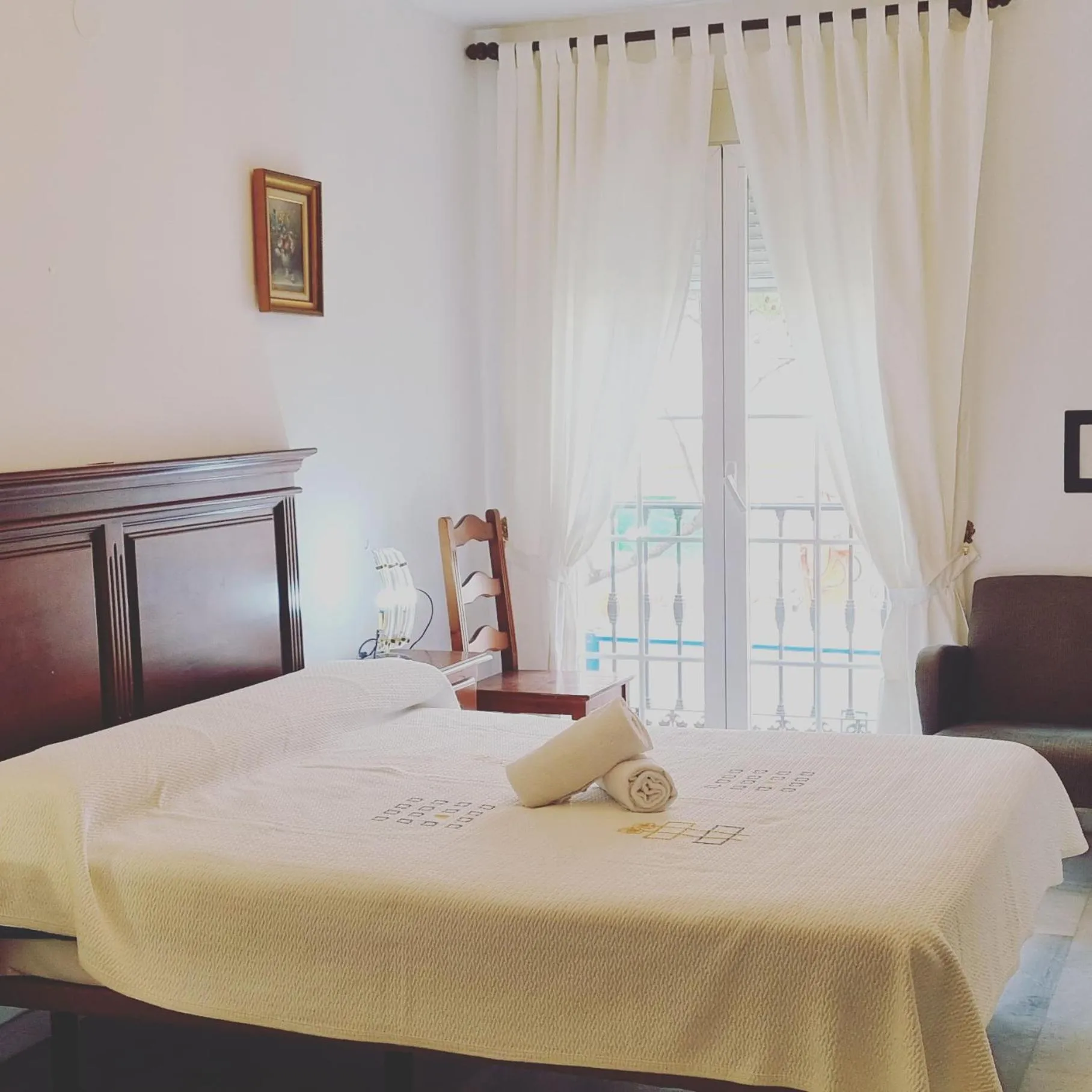 Bed in Hotel La Morena