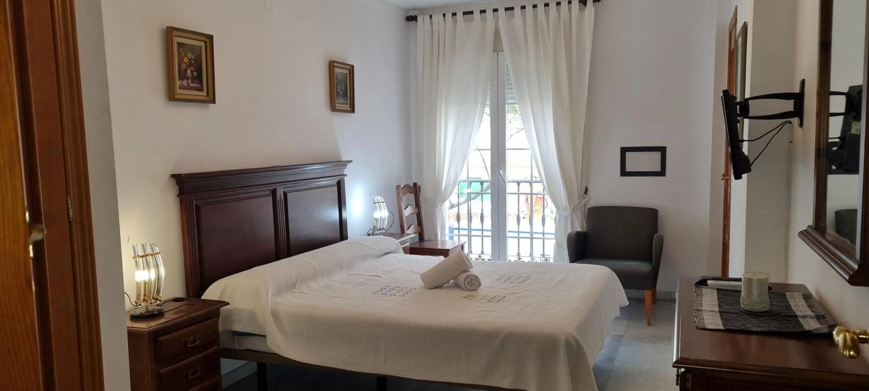 Bed in Hotel La Morena