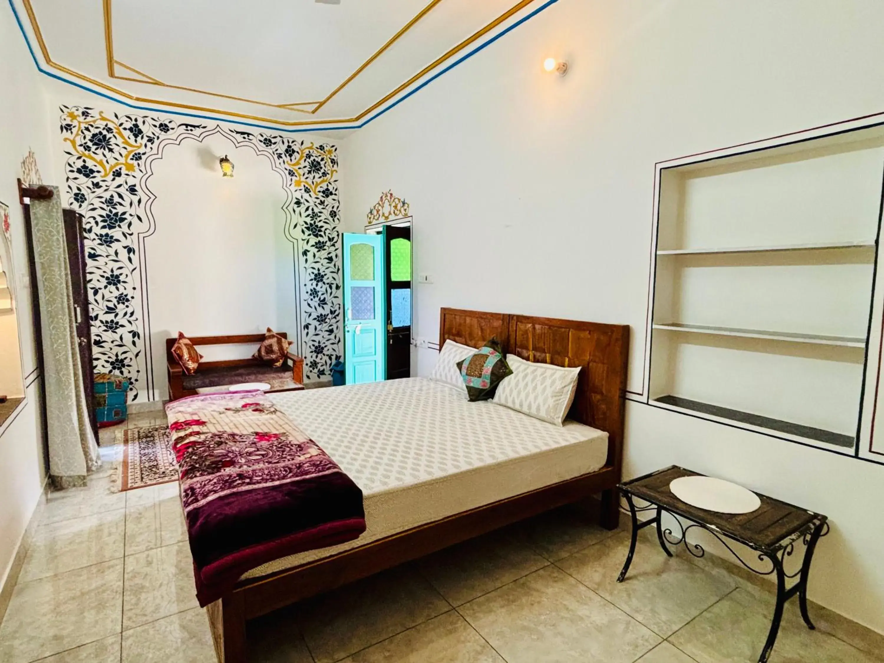 Bed in Hotel tulsi palace Bed in Hotel tulsi palace