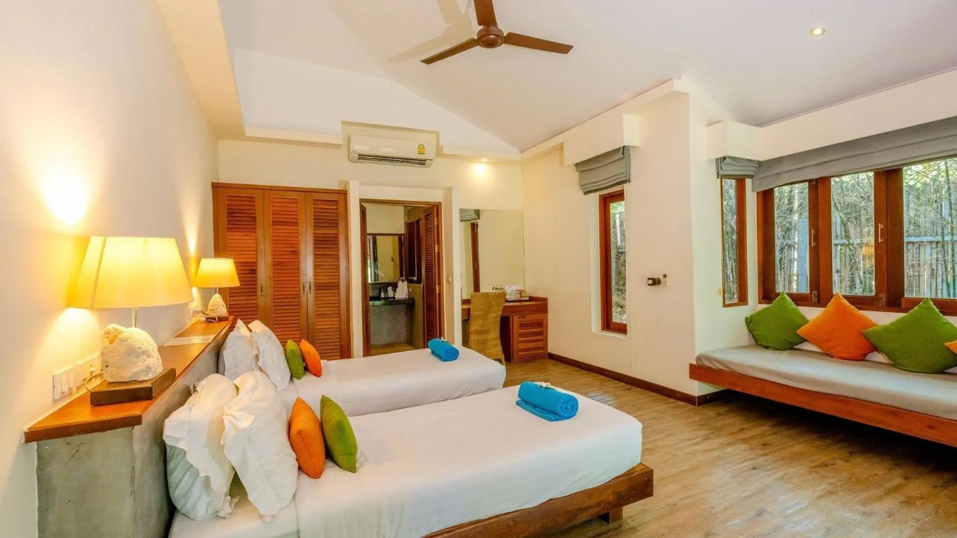 Bed in Sea Dance Resort