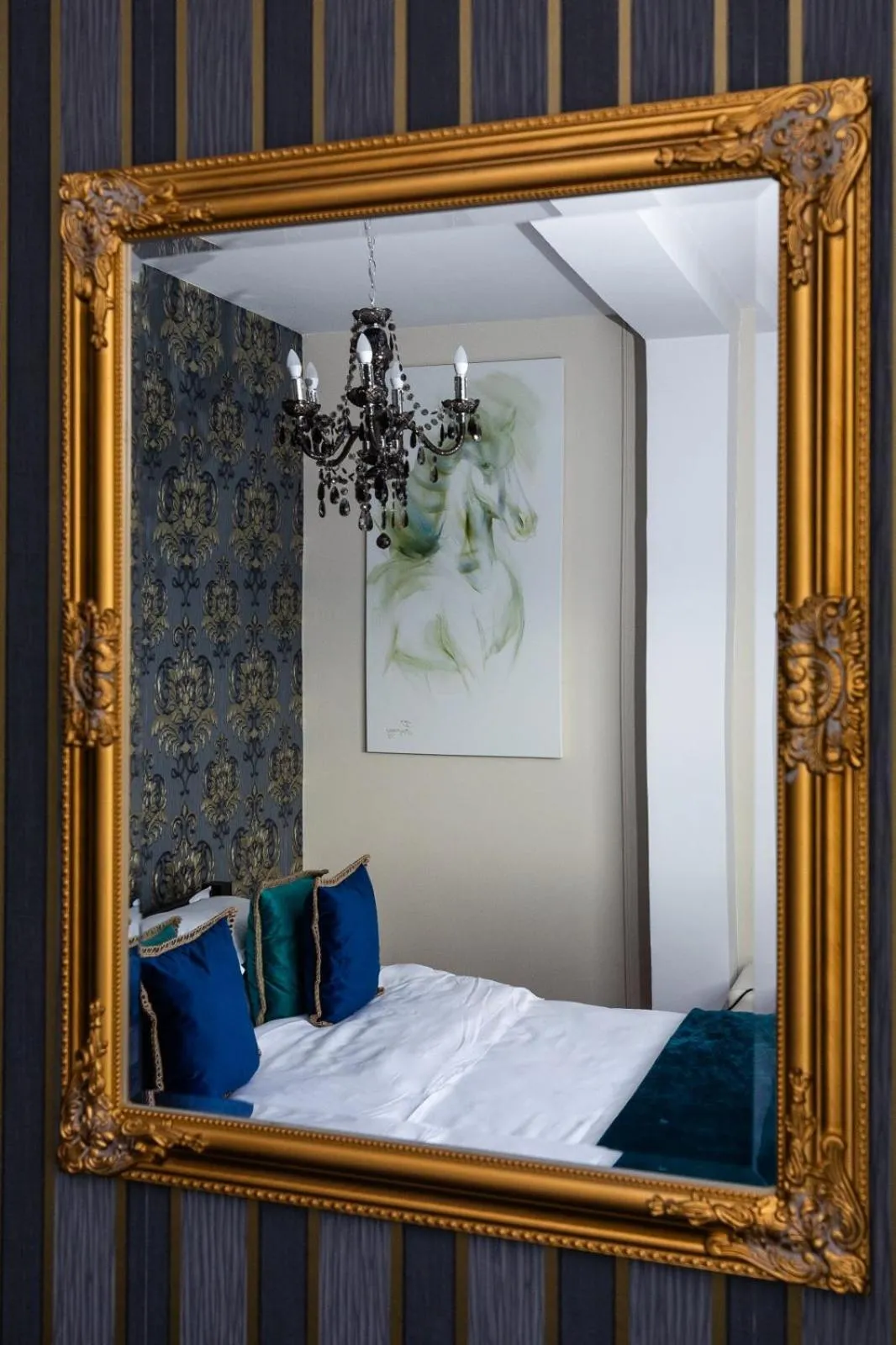 Bed in VILA LUCA-Hotel
