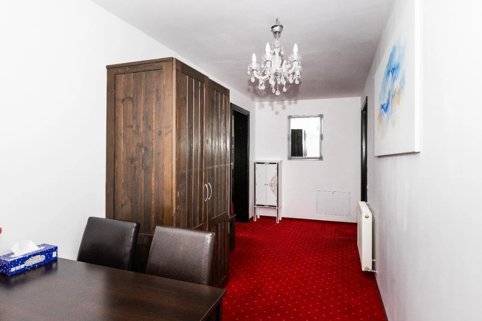 Kitchen or kitchenette in VILA LUCA-Hotel