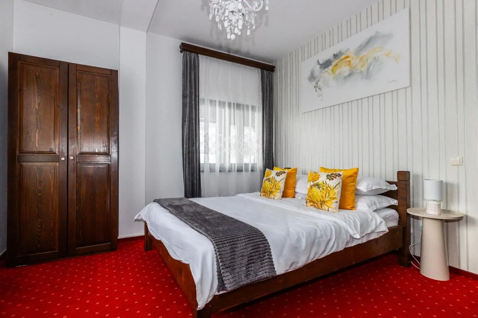 Bed in VILA LUCA-Hotel