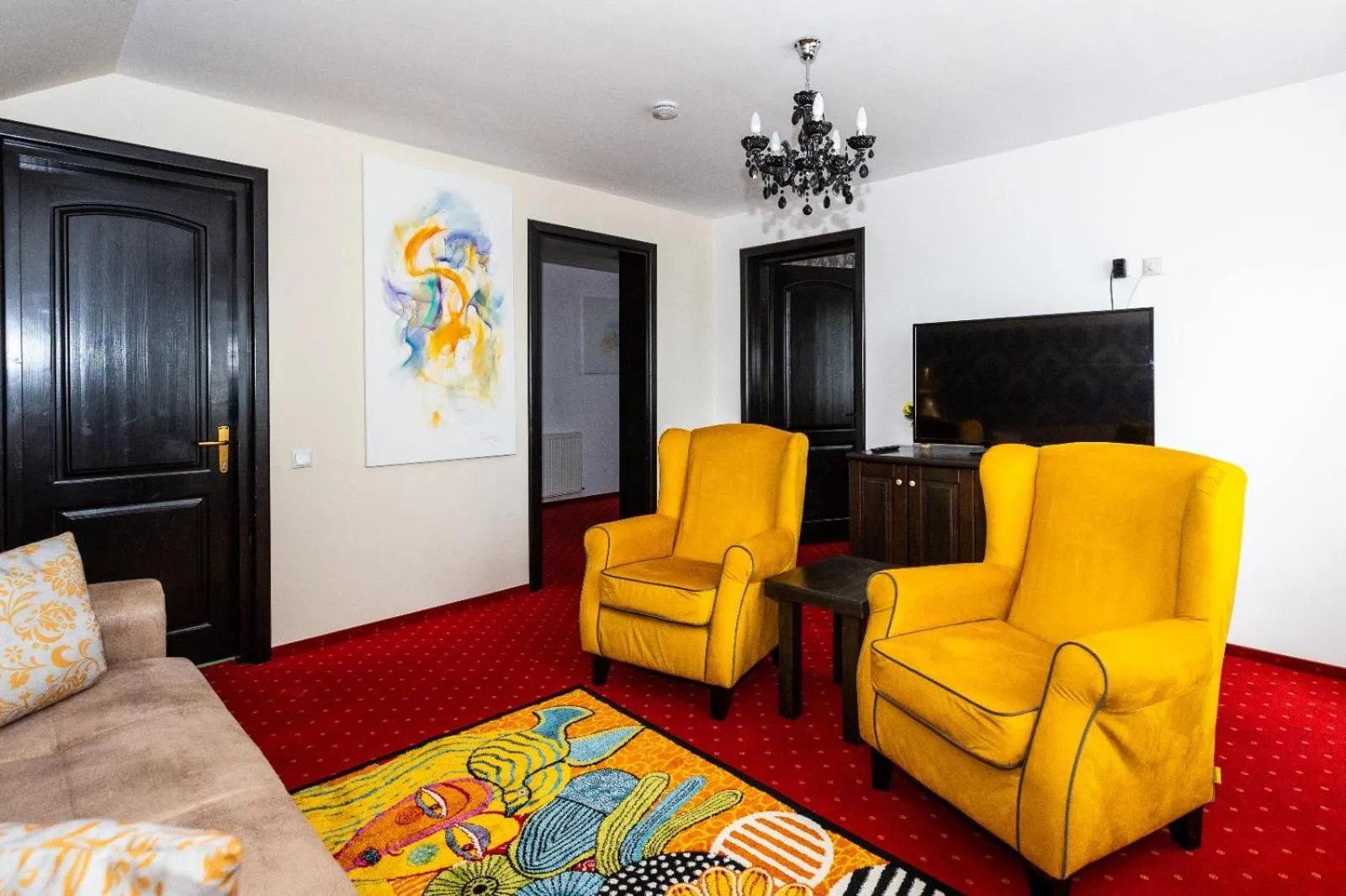 Living room in VILA LUCA-Hotel