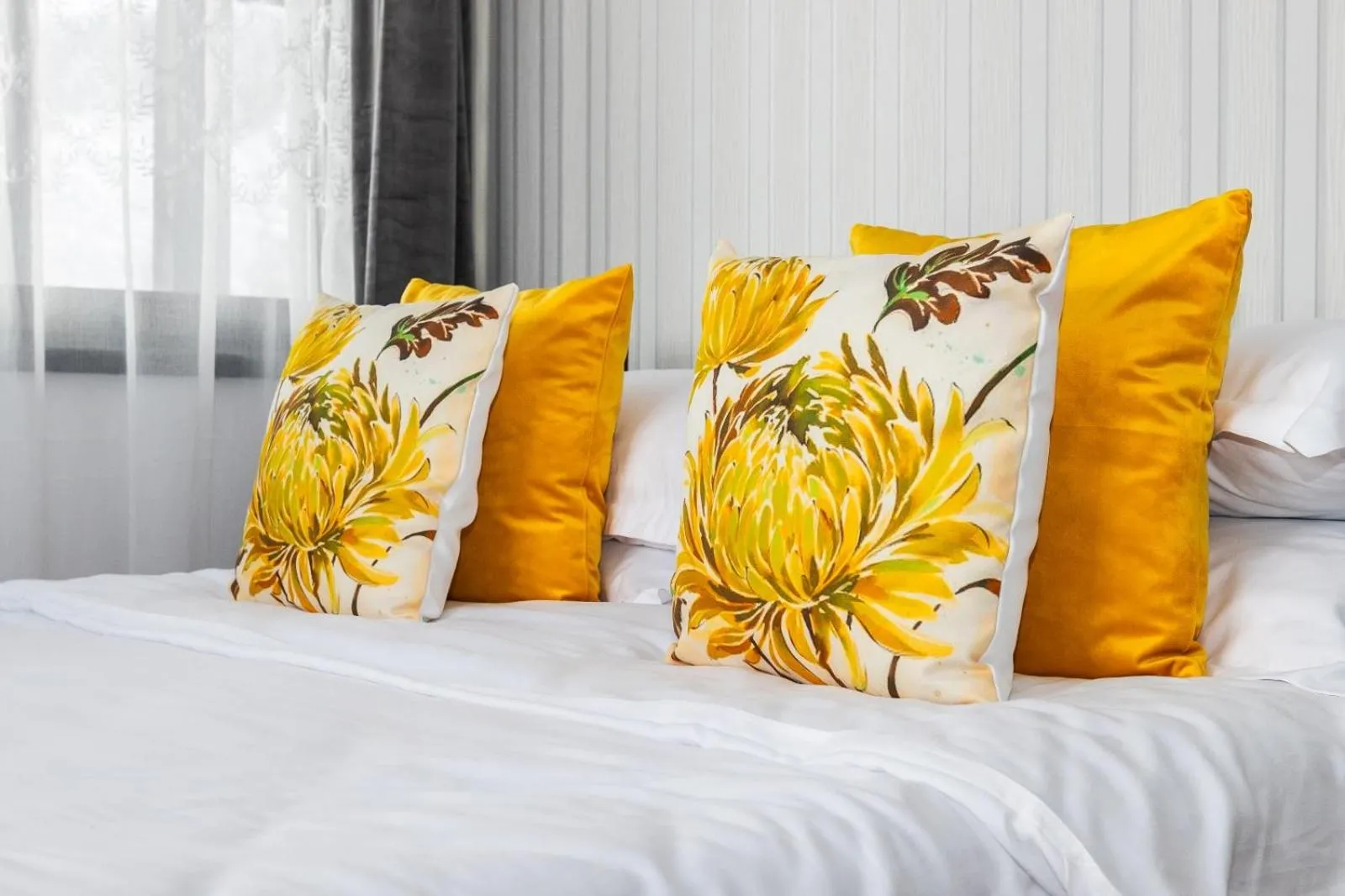 Bed in VILA LUCA-Hotel